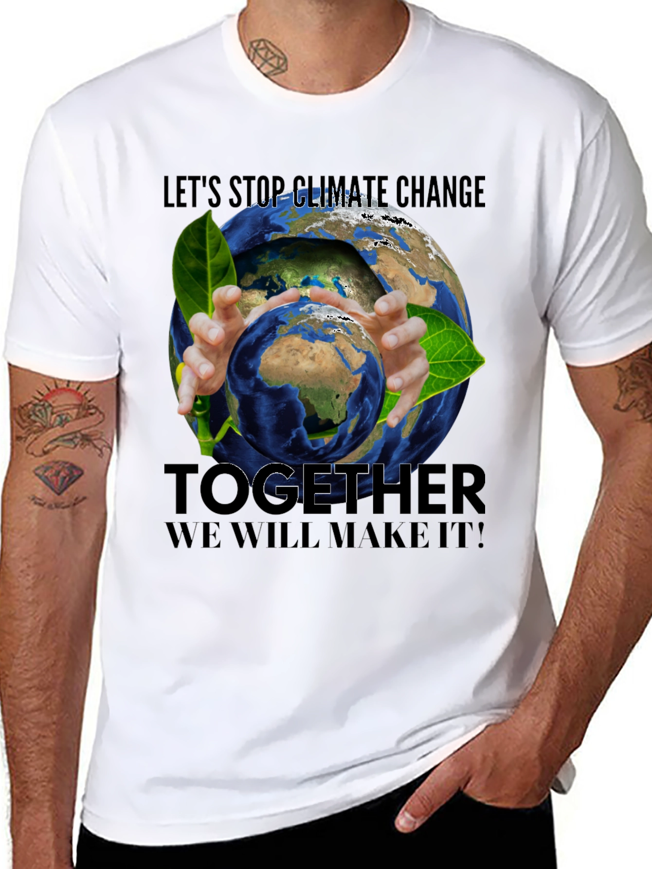 Eco-Friendly Climate Change Awareness T-Shirt