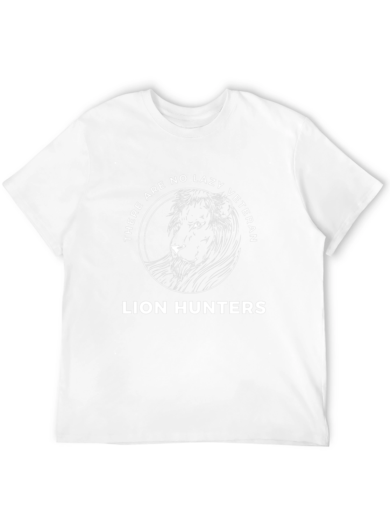 Lion Hunters Veteran Graphic T-Shirt - Black