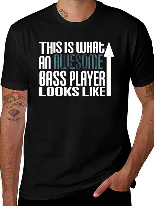 Awesome Bass Player Graphic Tee