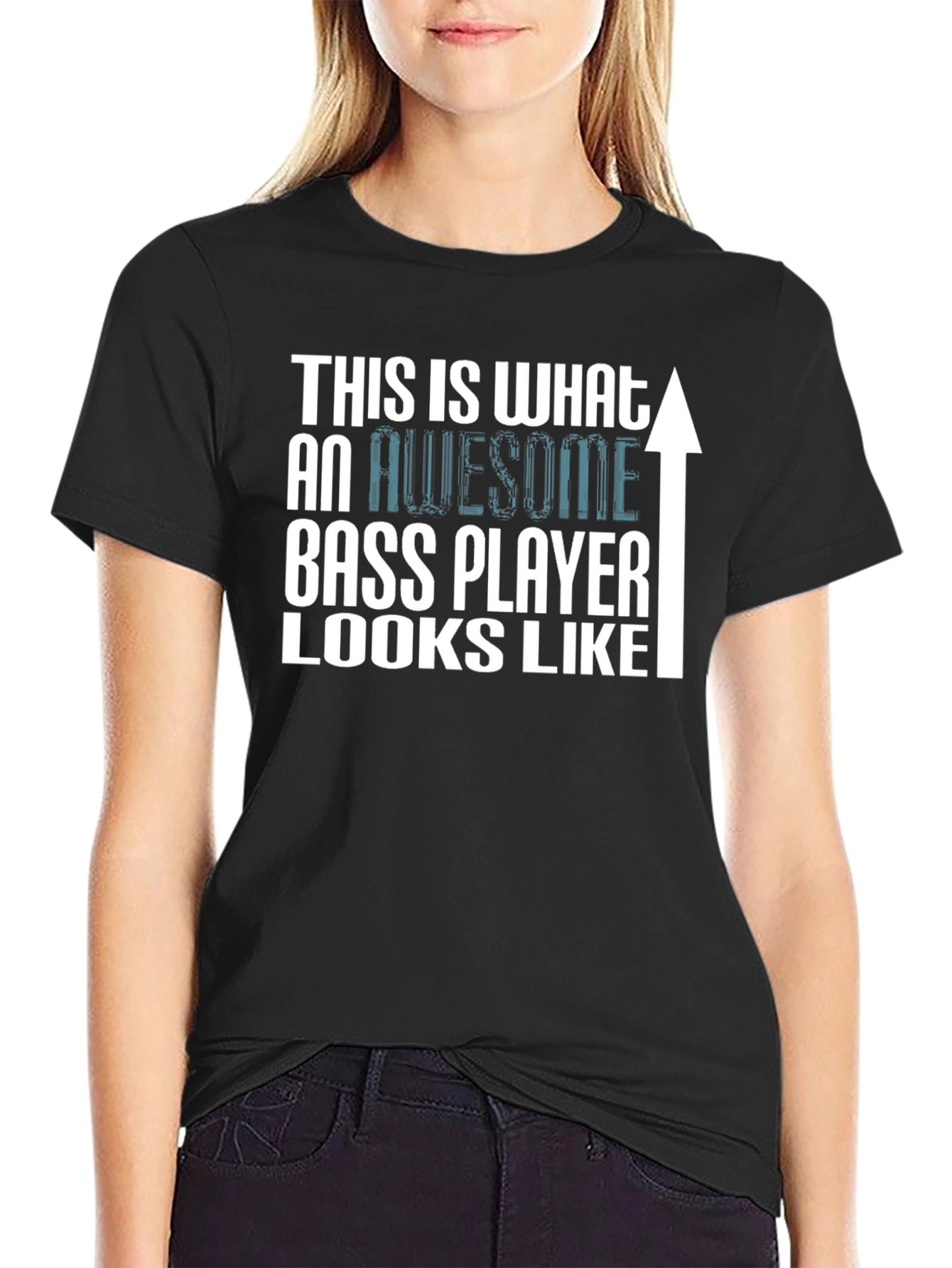 Awesome Bass Player Graphic Tee