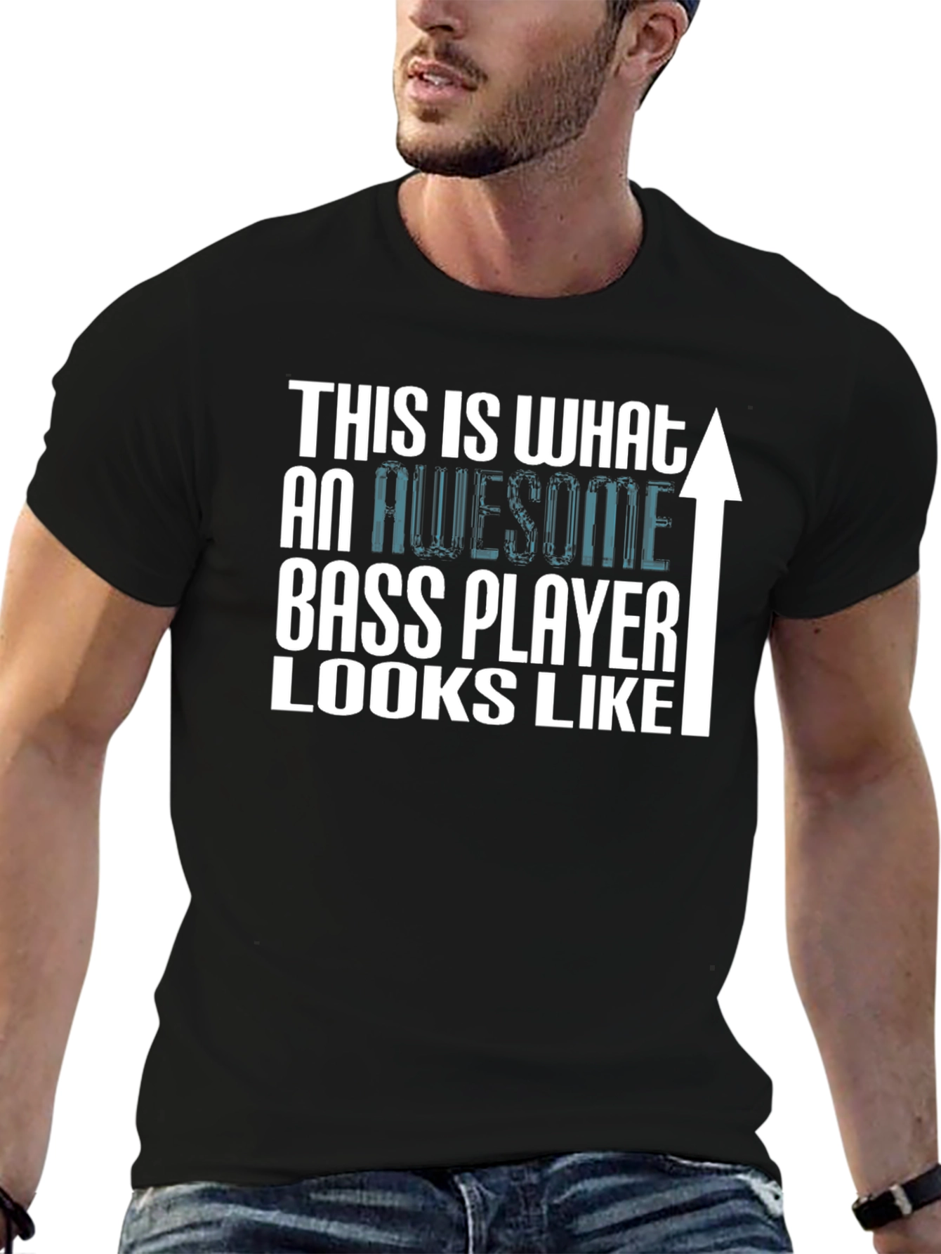 Awesome Bass Player Graphic Tee