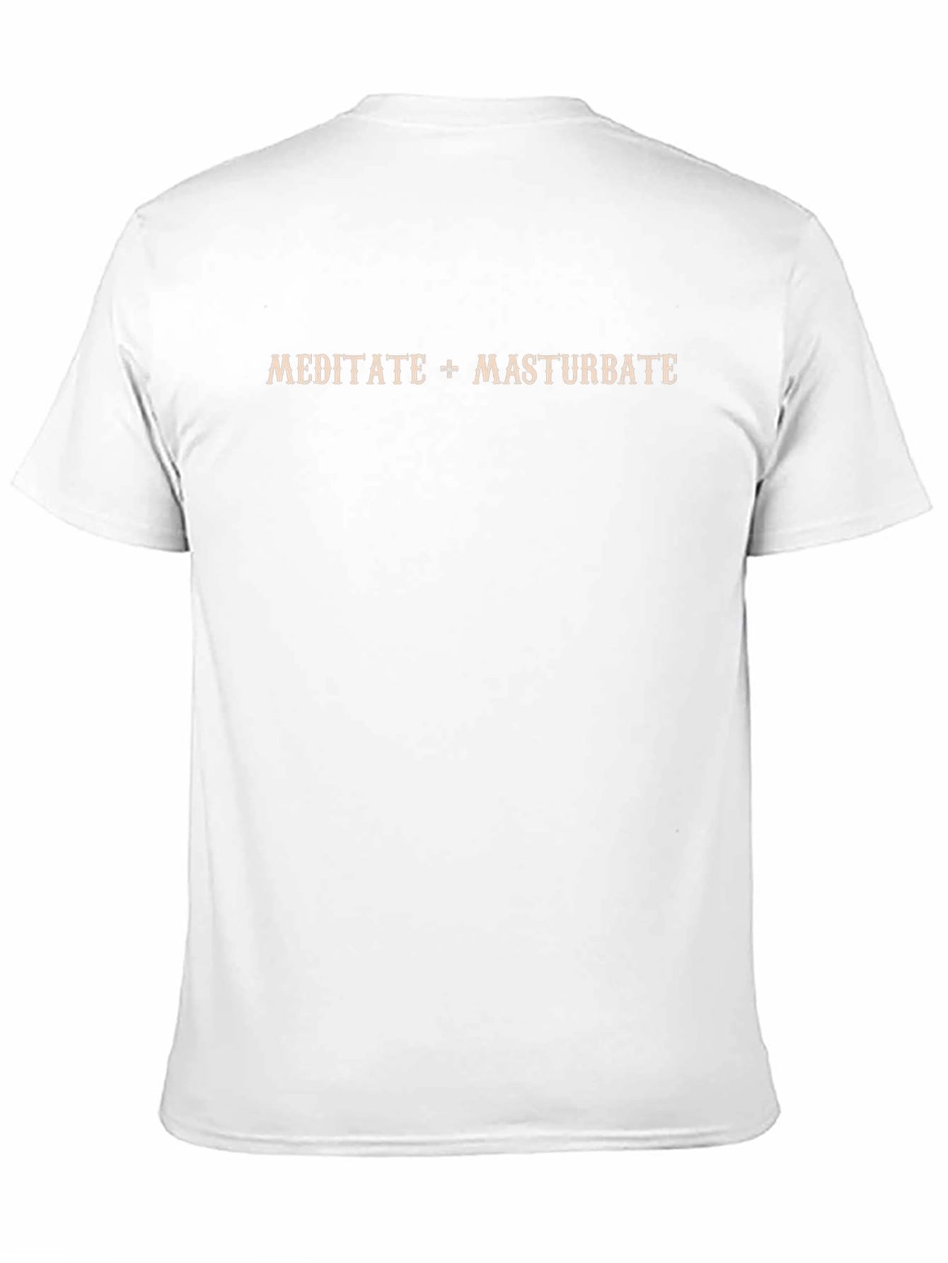Meditate & Masturbate Graphic Tee - Black