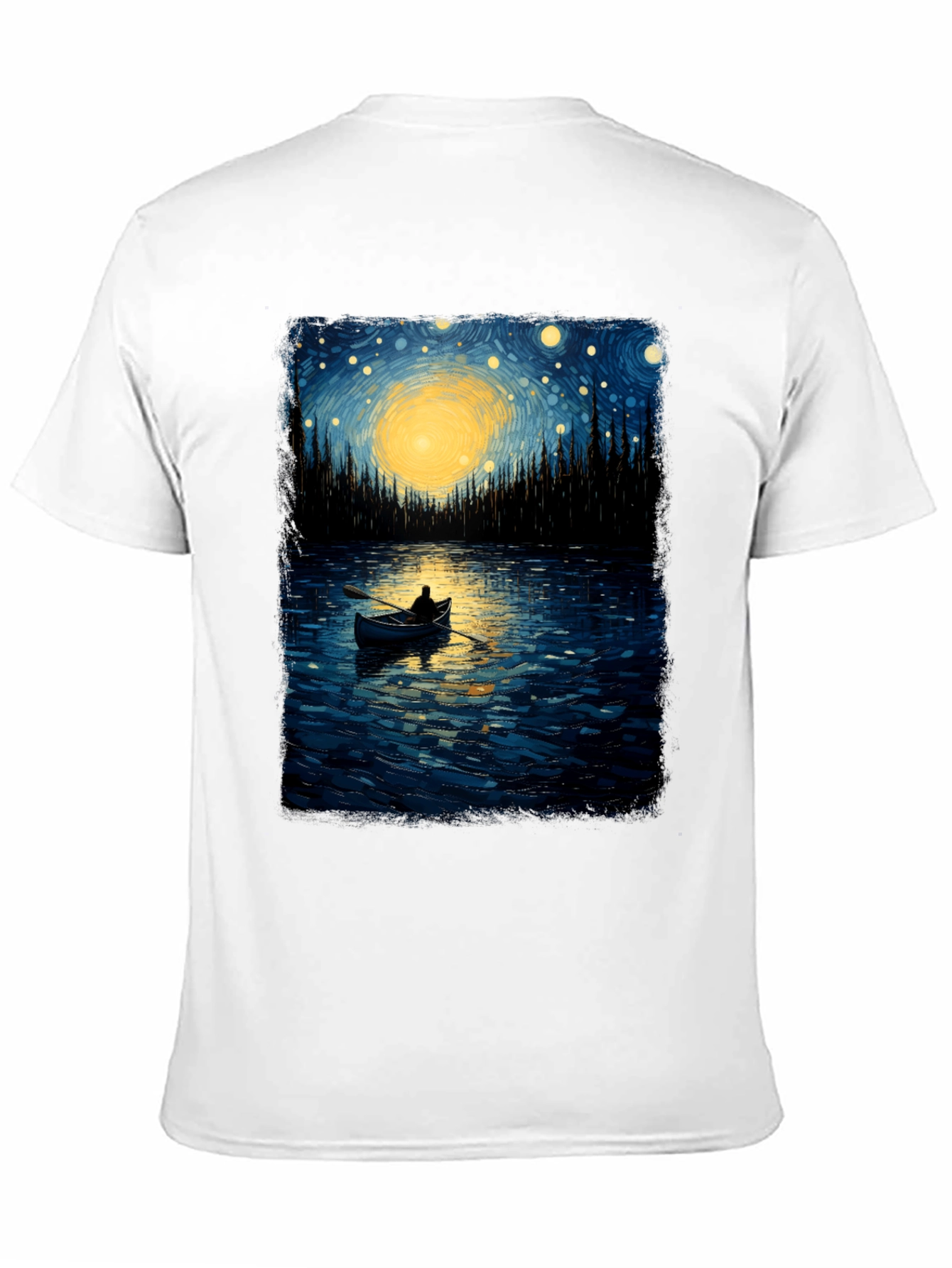 Starry Night Lake T-Shirt