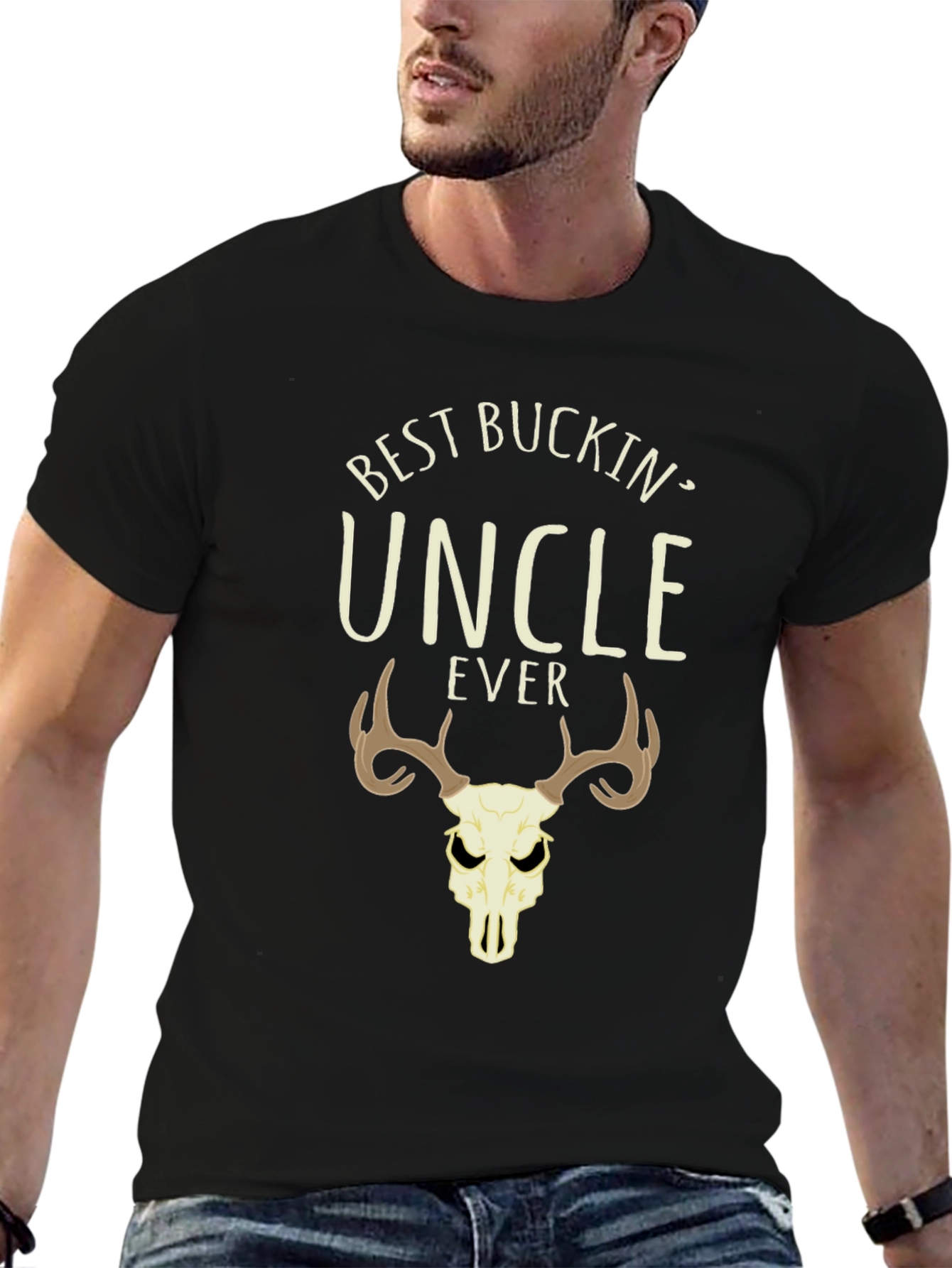 Best Buckin Uncle Ever Graphic Tee
