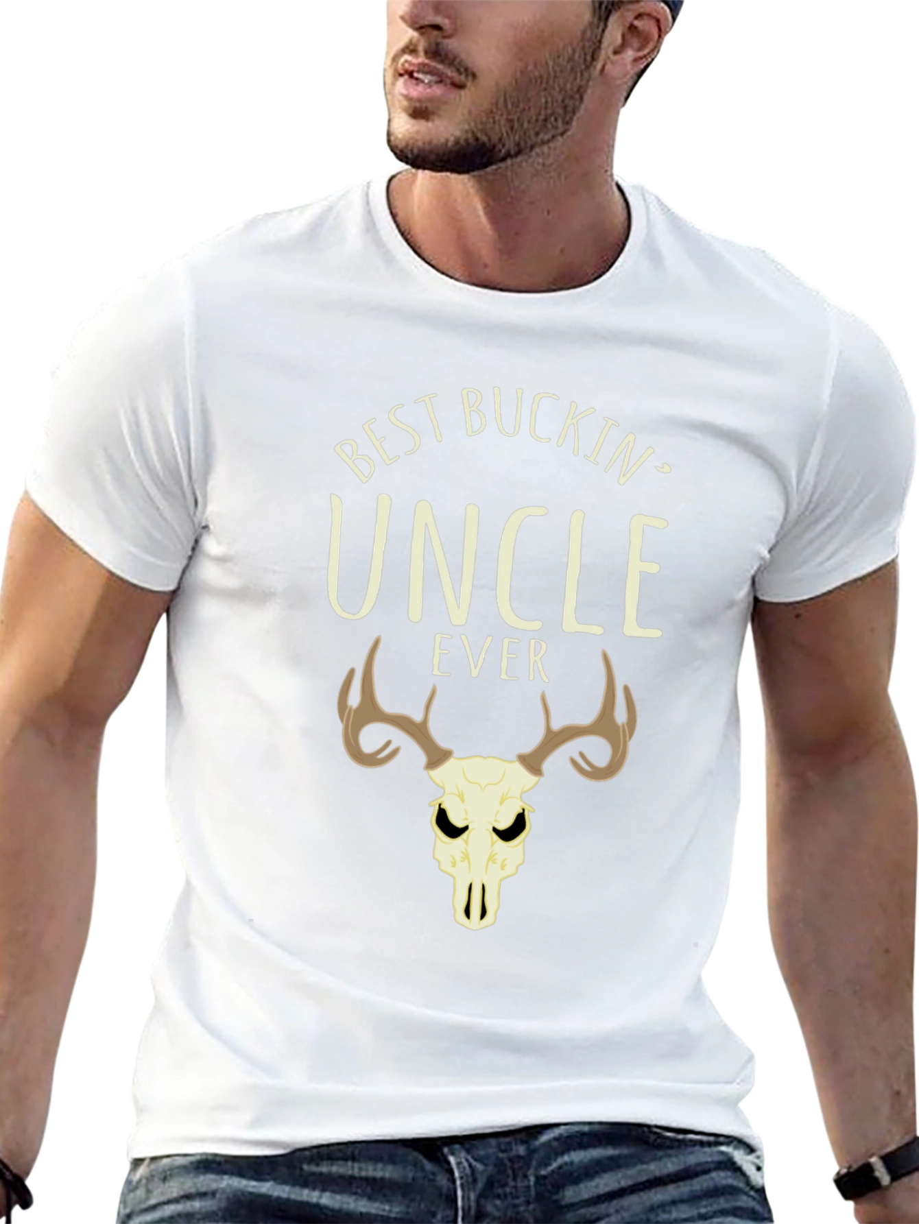 Best Buckin Uncle Ever Graphic Tee