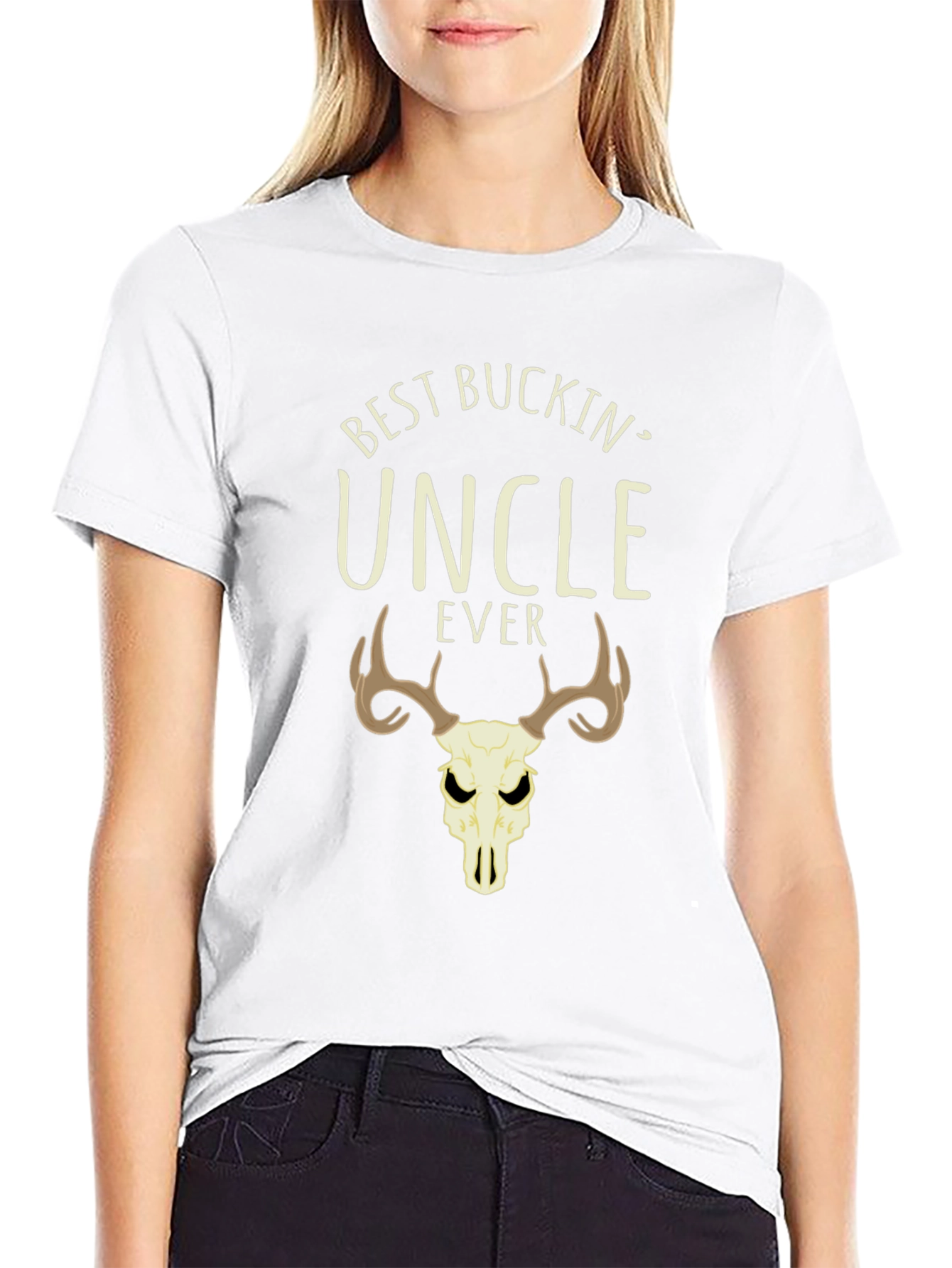 Best Buckin Uncle Ever Graphic Tee