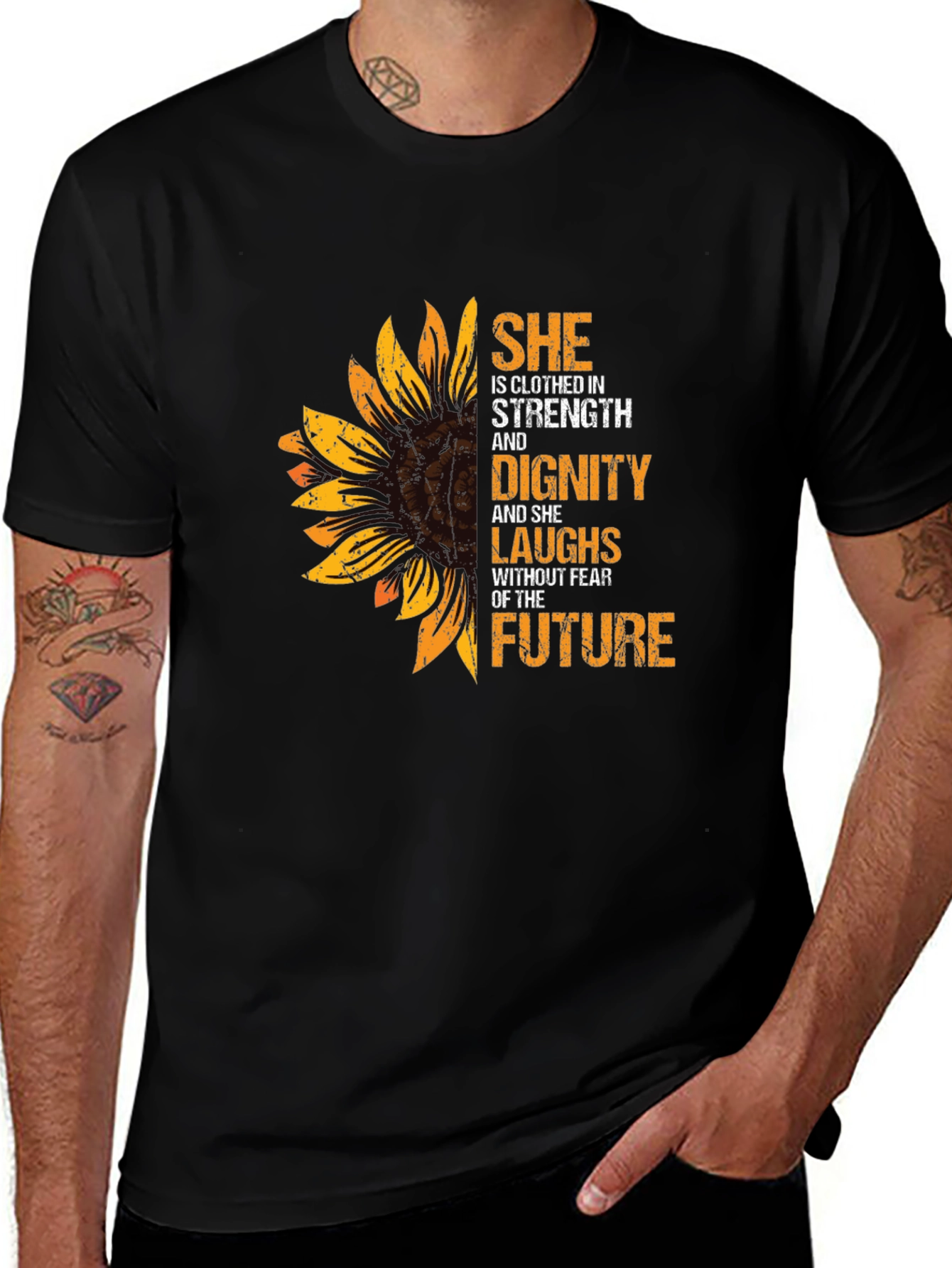 She is Clothed in Strength and Dignity T-Shirt
