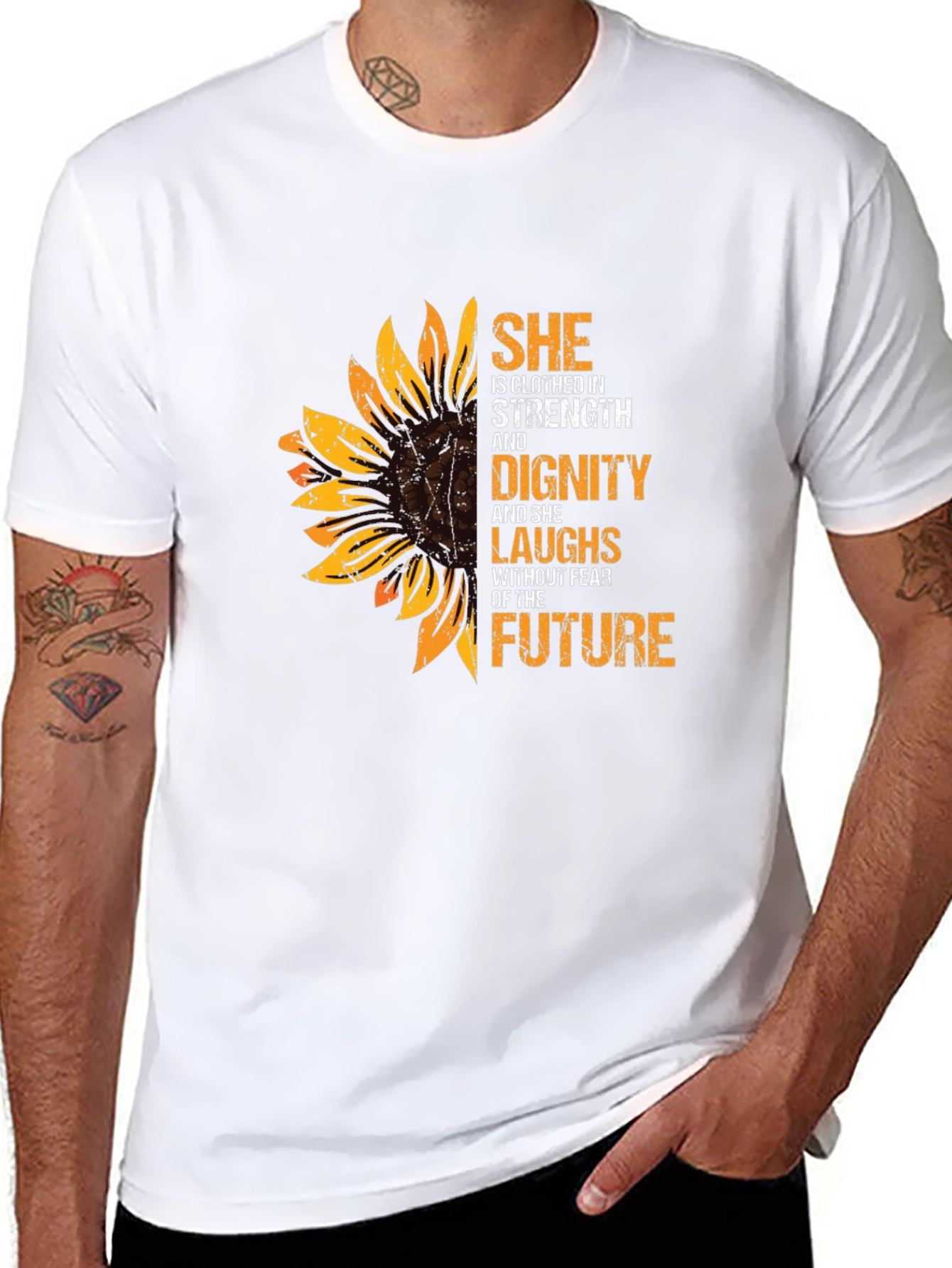 She is Clothed in Strength and Dignity T-Shirt