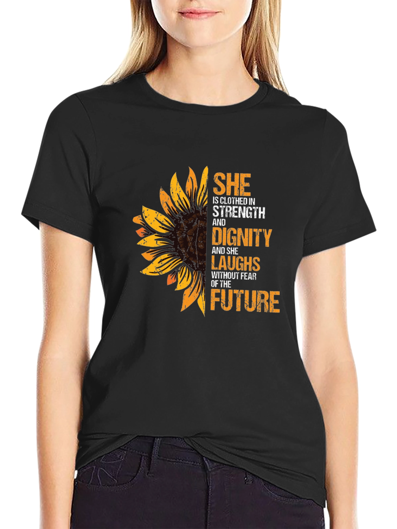 She is Clothed in Strength and Dignity T-Shirt