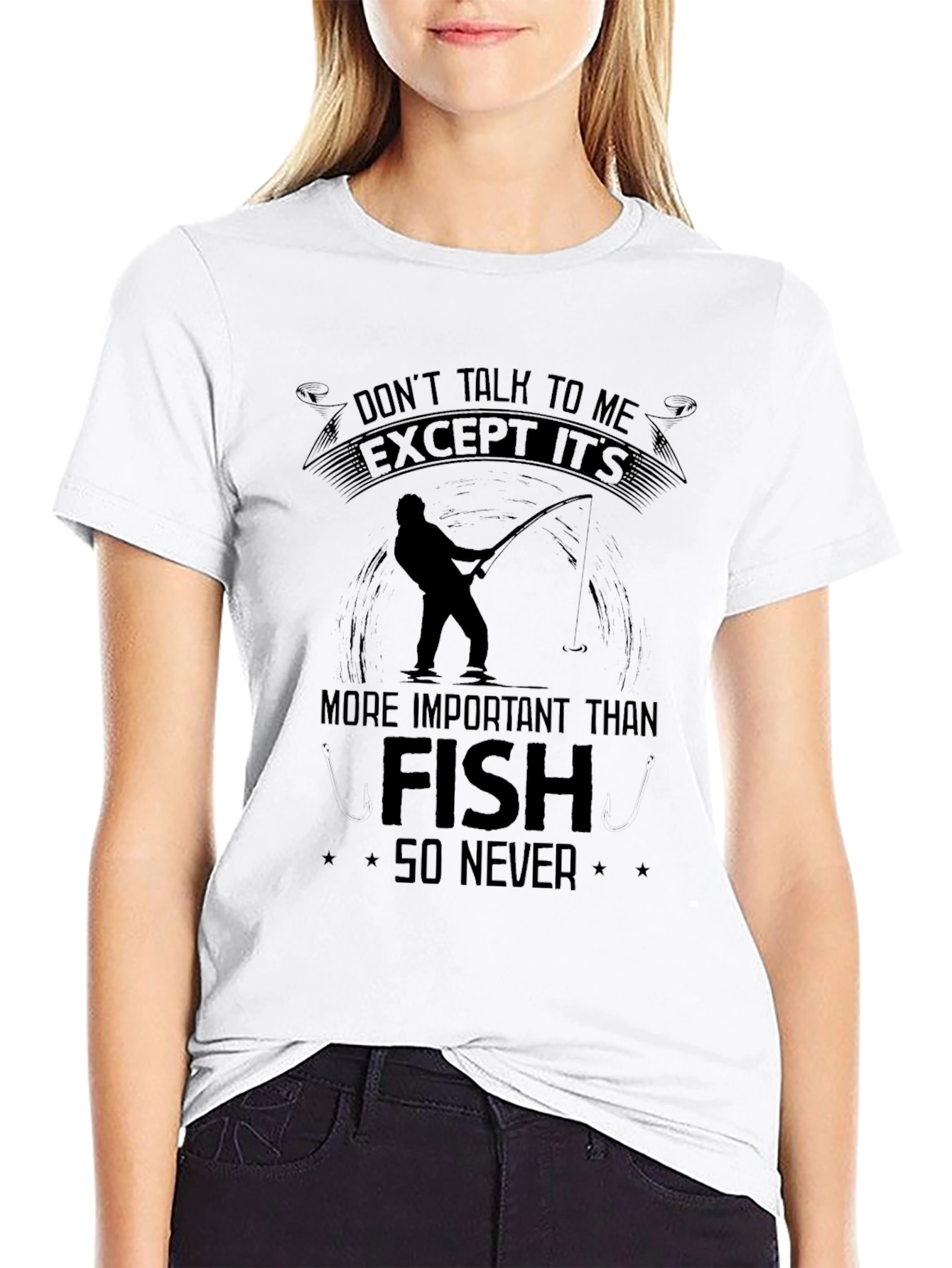 Fishing T-Shirt: Dont Talk To Me Except Its Fish