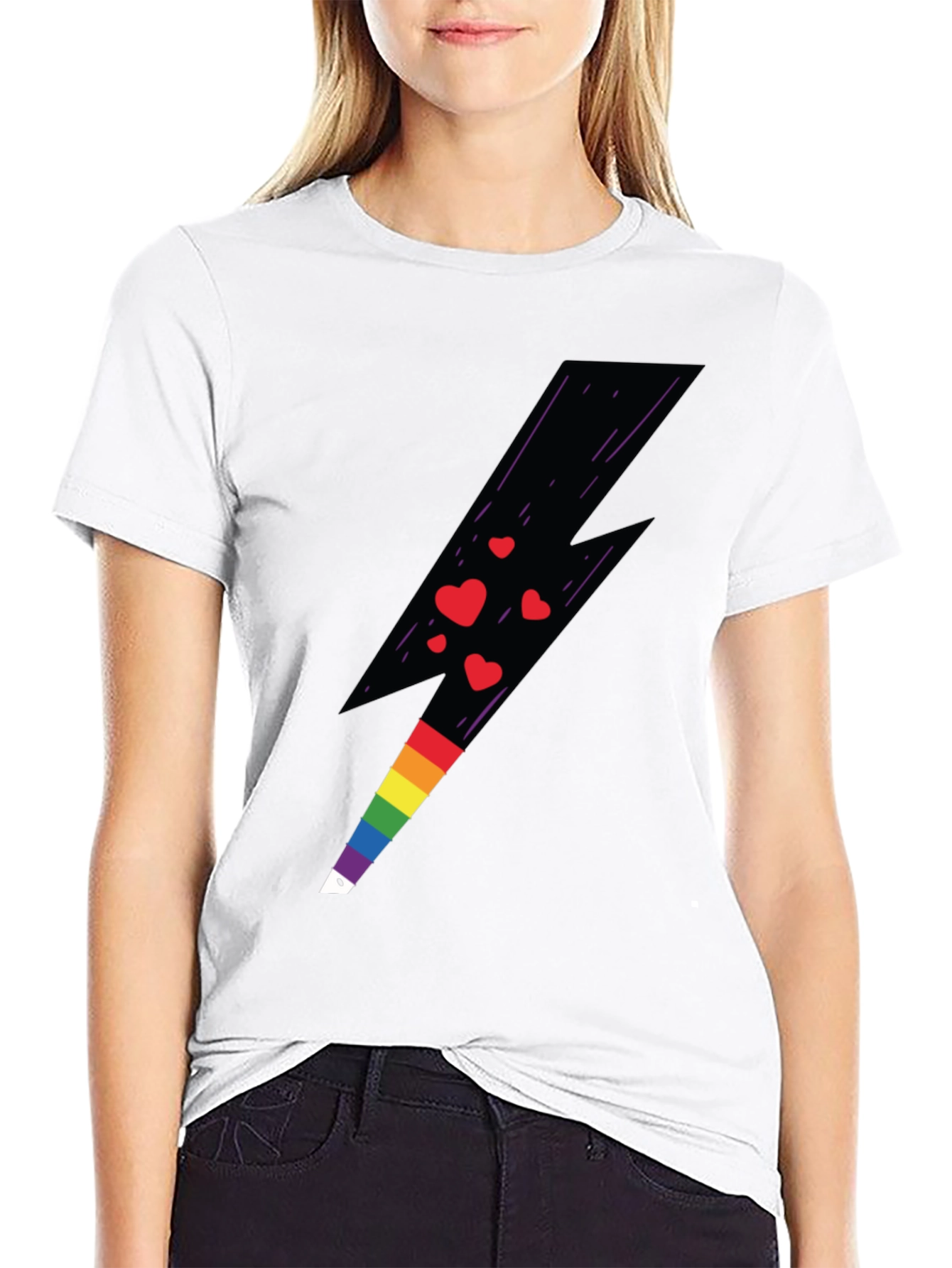 Heart Bolt Pride Tee