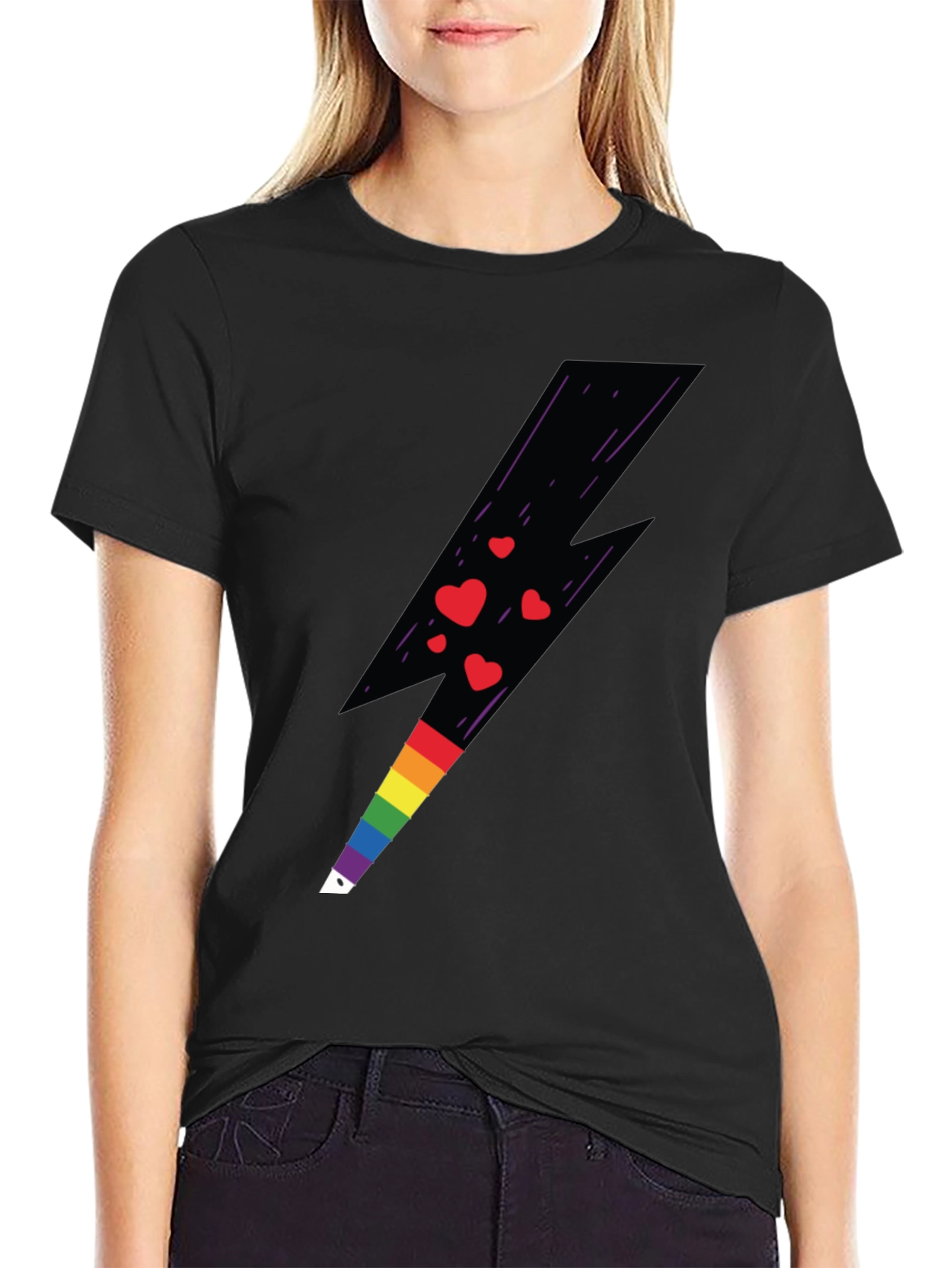 Heart Bolt Pride Tee