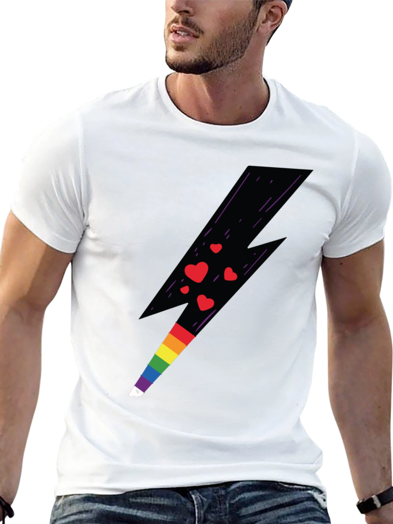 Heart Bolt Pride Tee