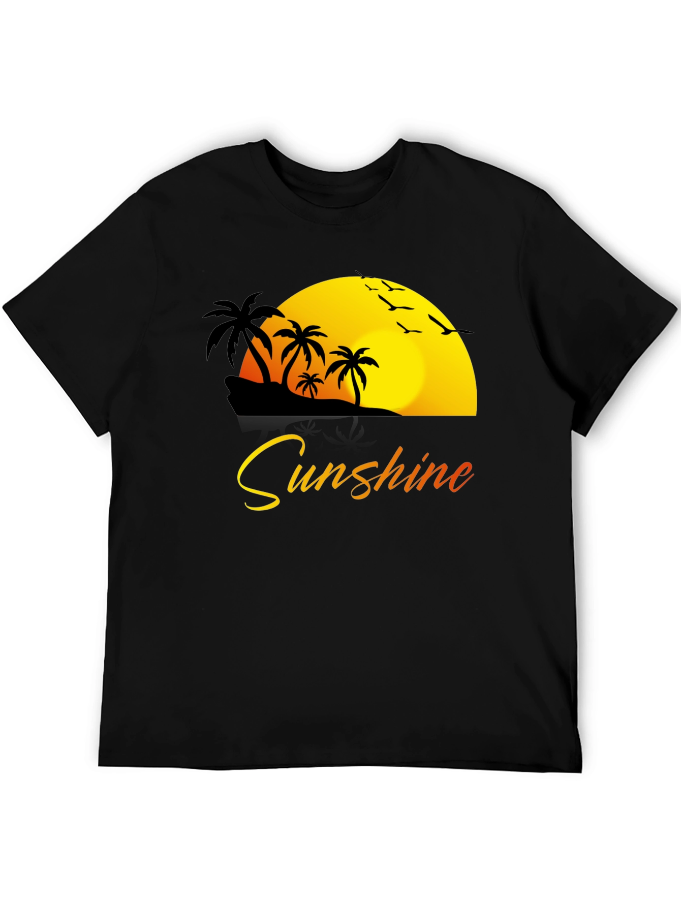 Sunshine Palm Tree Graphic T-Shirt