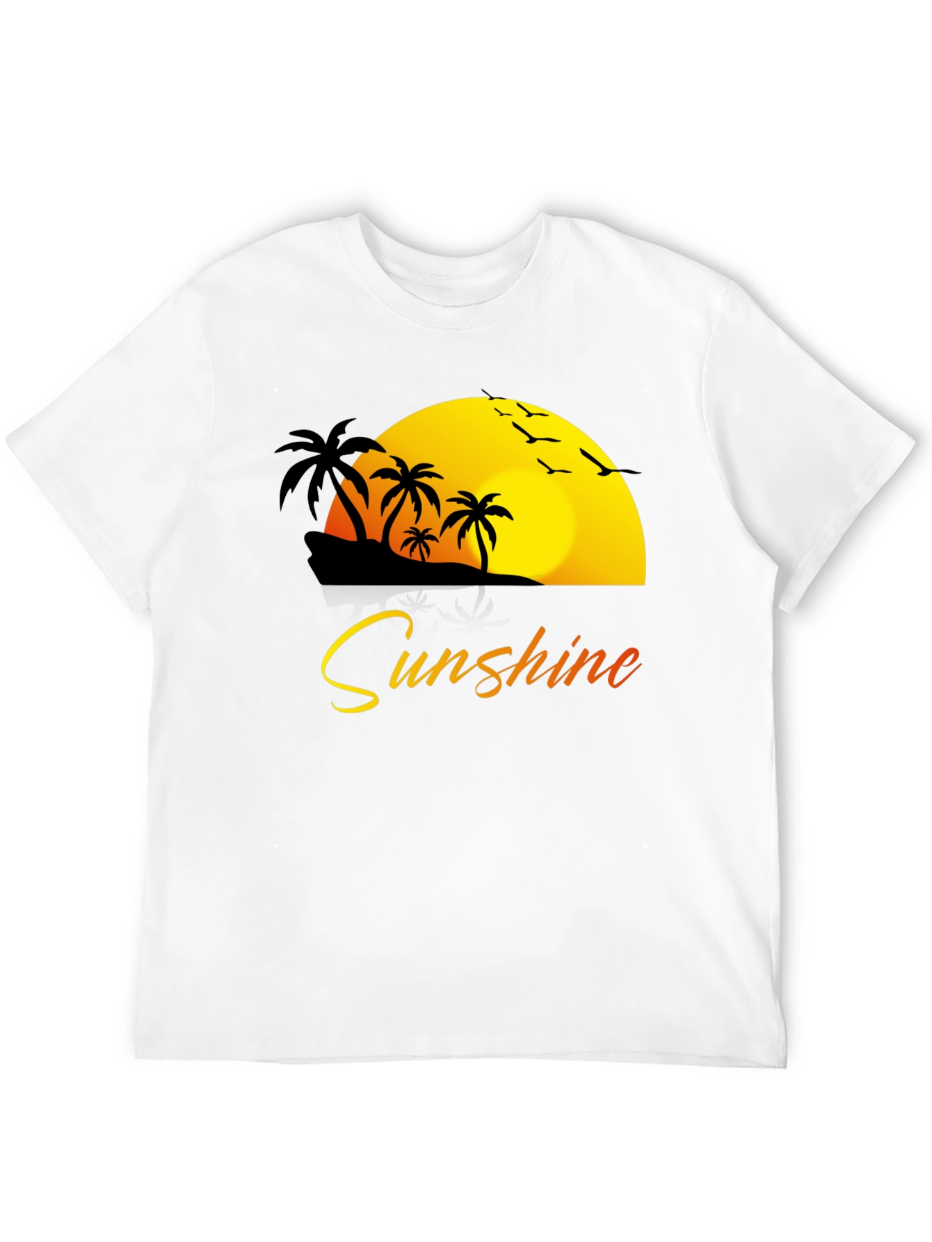 Sunshine Palm Tree Graphic T-Shirt