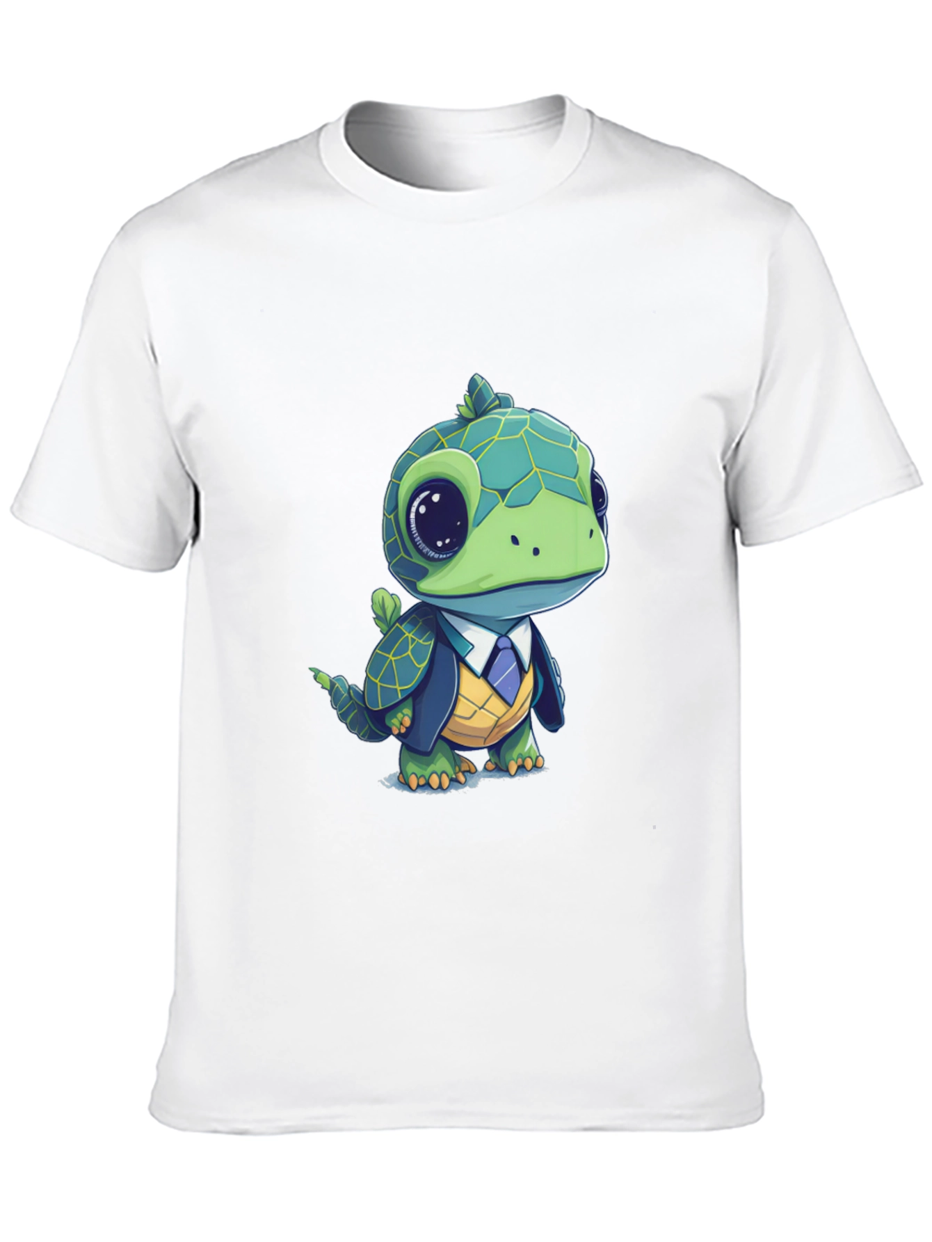 Turtle in Suit Graphic Tee - Unique Style