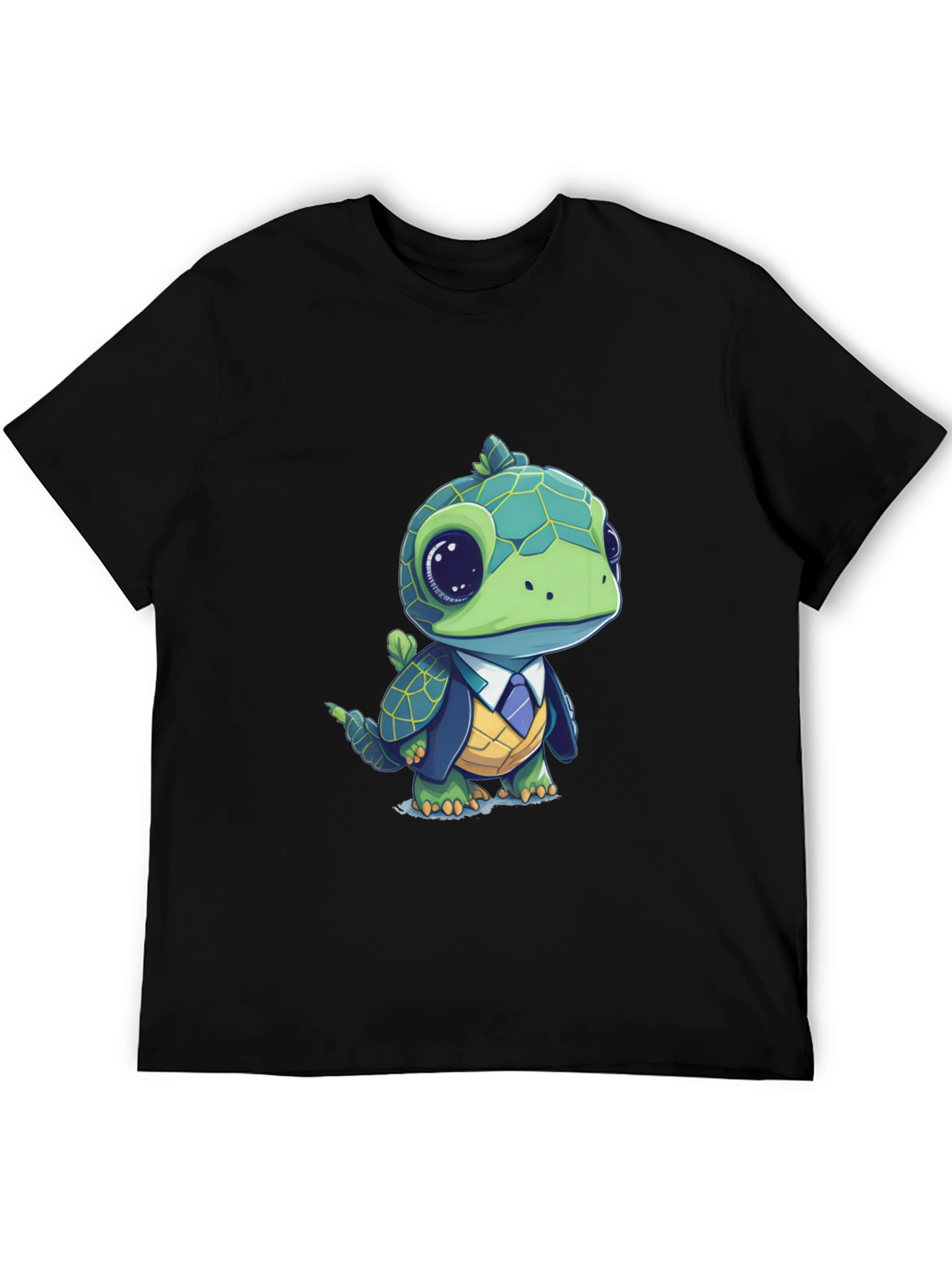 Turtle in Suit Graphic Tee - Unique Style