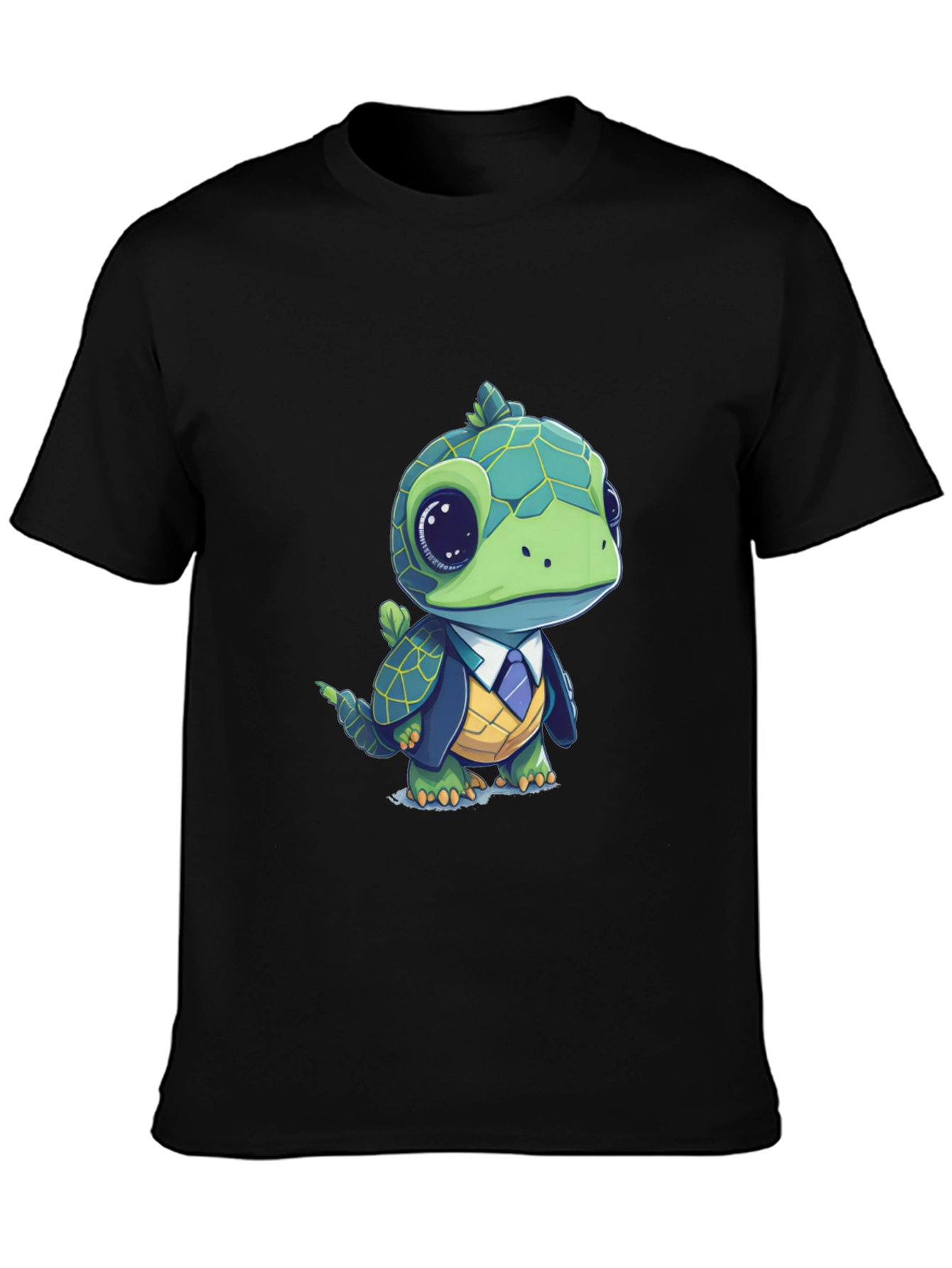 Turtle in Suit Graphic Tee - Unique Style