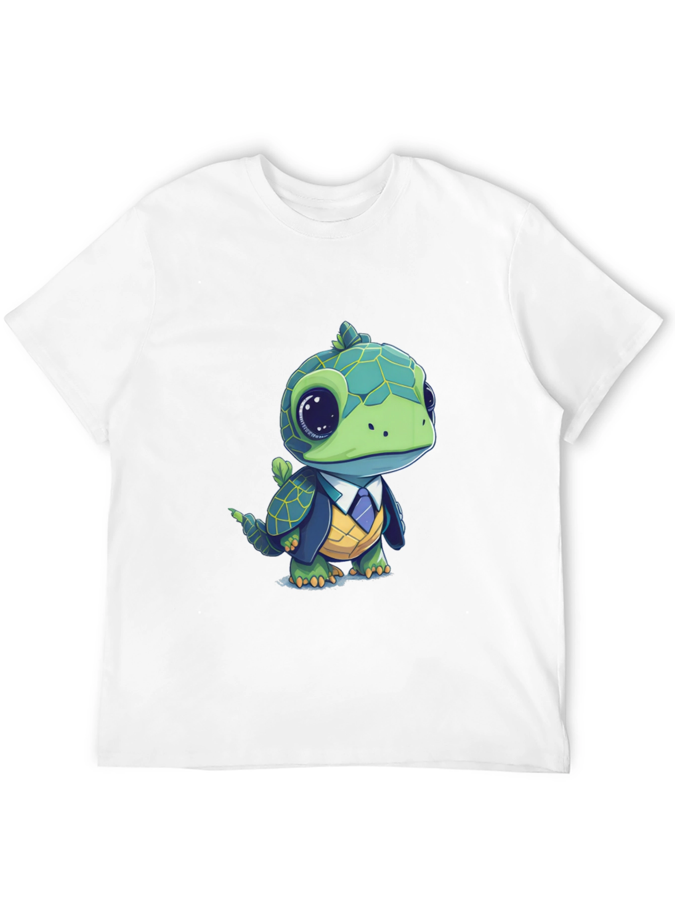 Turtle in Suit Graphic Tee - Unique Style