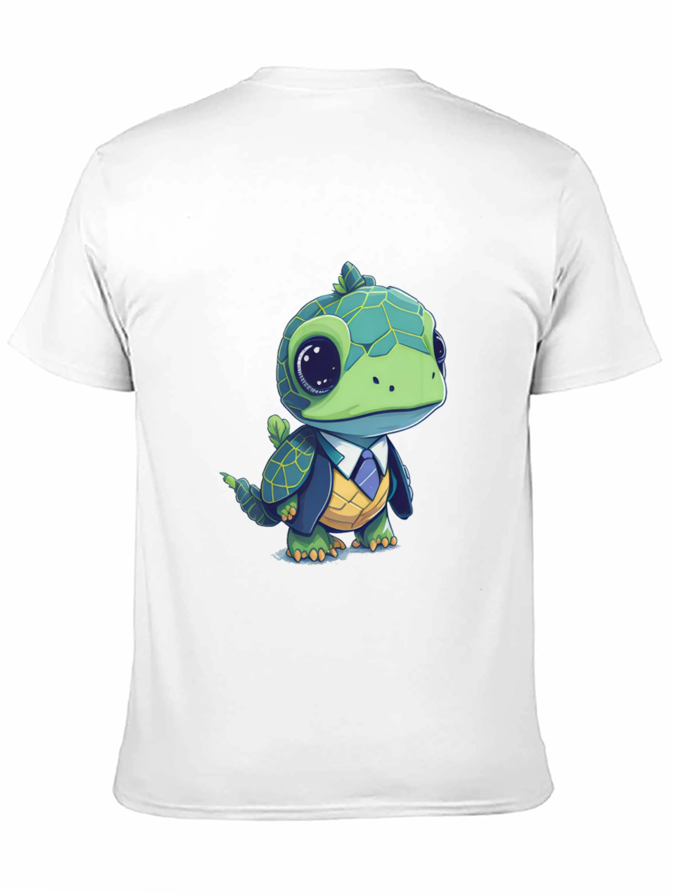 Turtle in Suit Graphic Tee - Unique Style