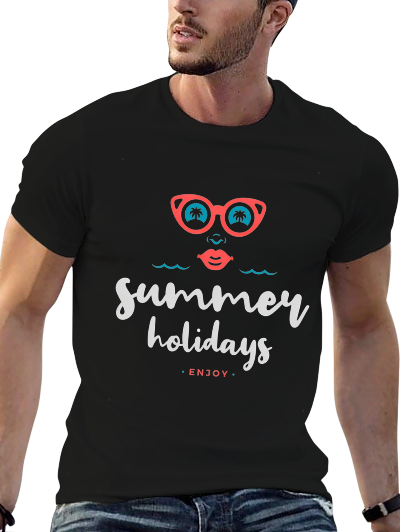 Summer Holidays Graphic T-Shirt