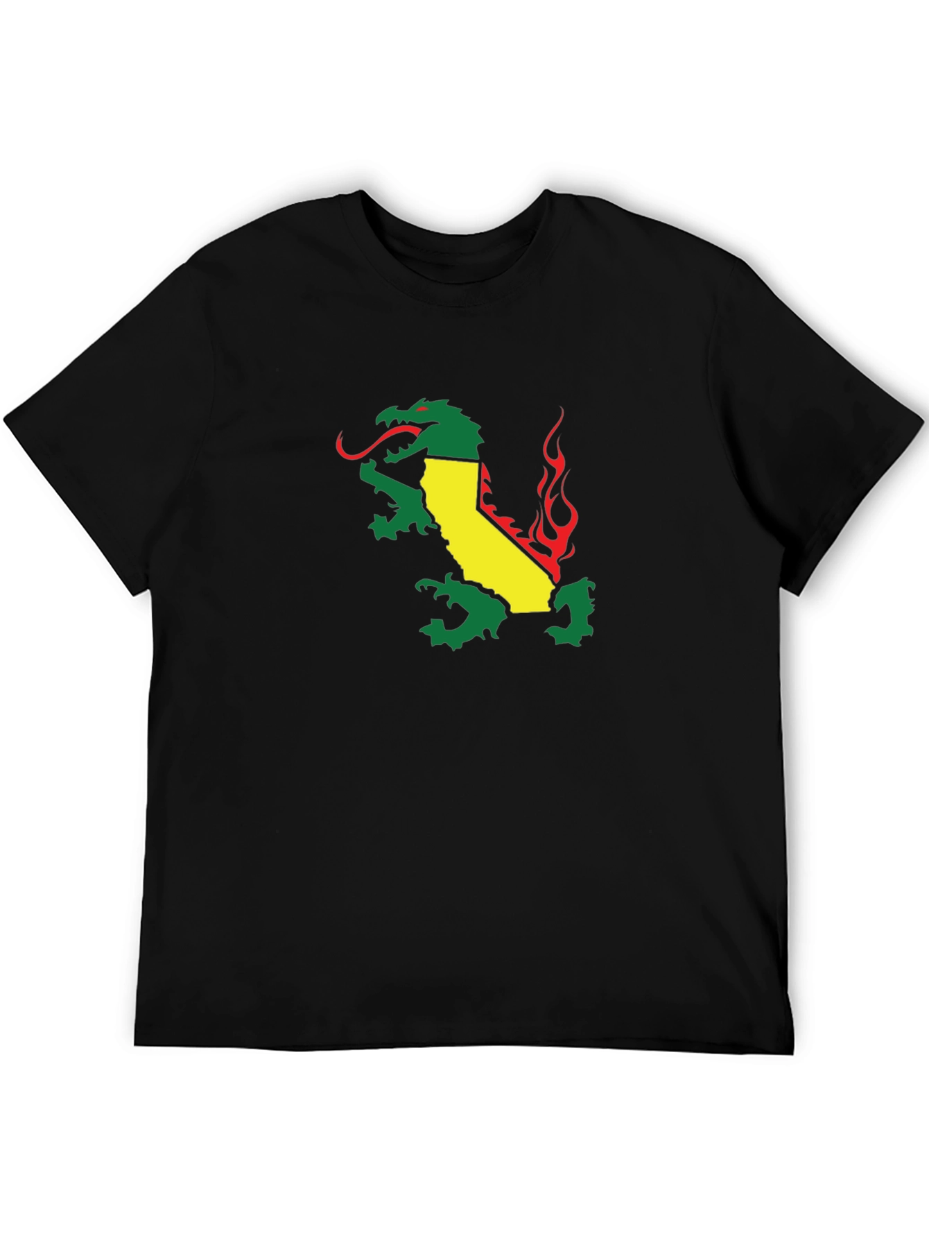 California Dragon Black T-Shirt