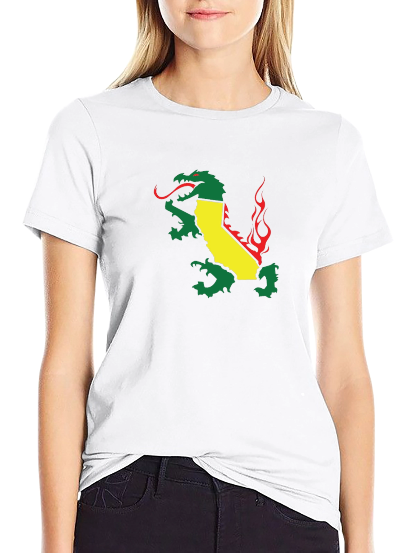 California Dragon Black T-Shirt