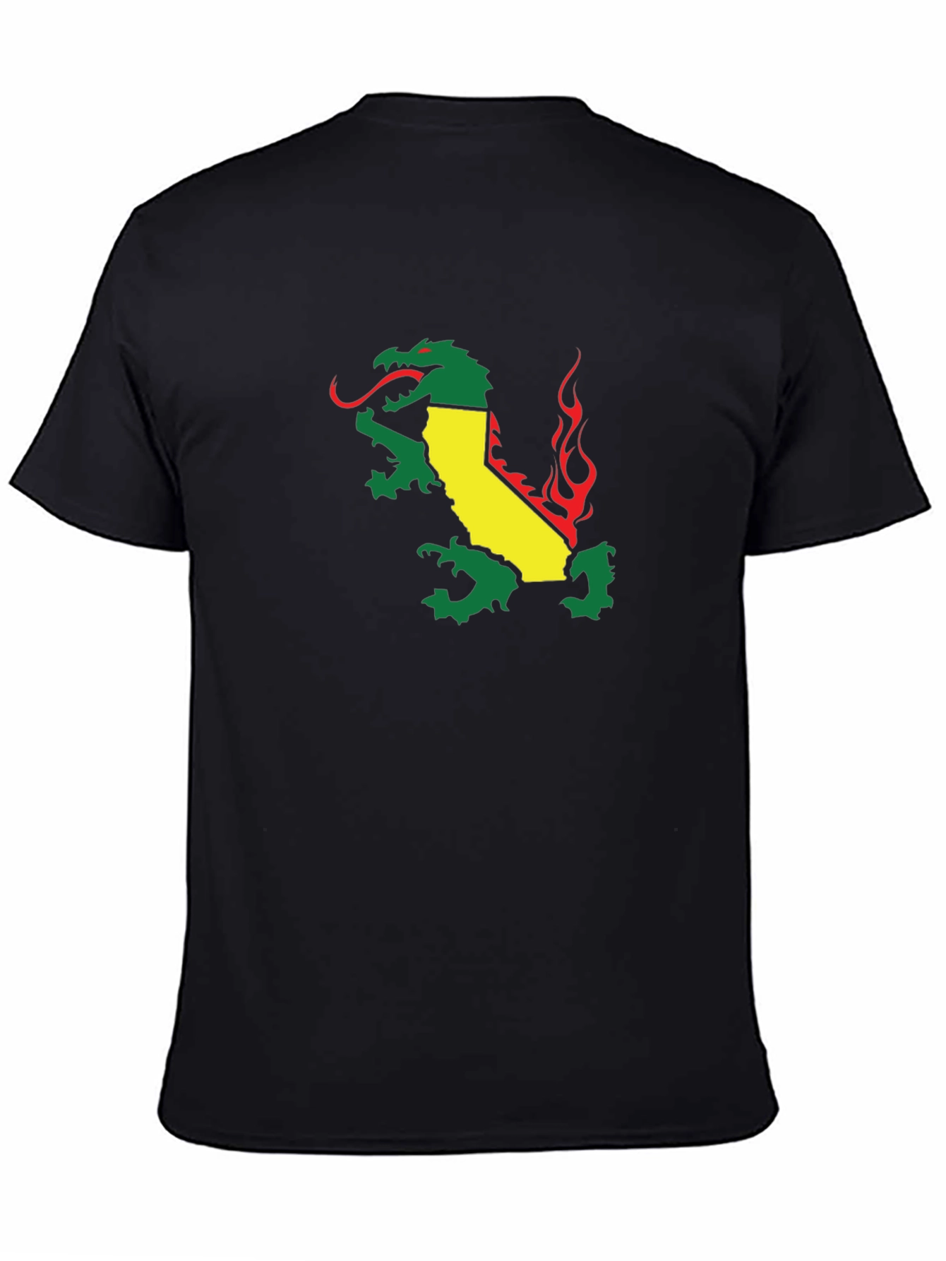 California Dragon Black T-Shirt