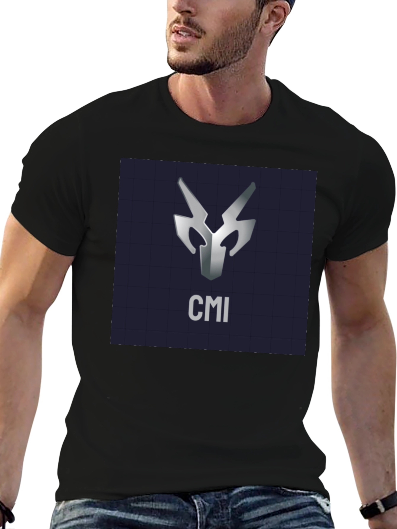 CMI Logo Black T-Shirt - Modern Graphic Tee