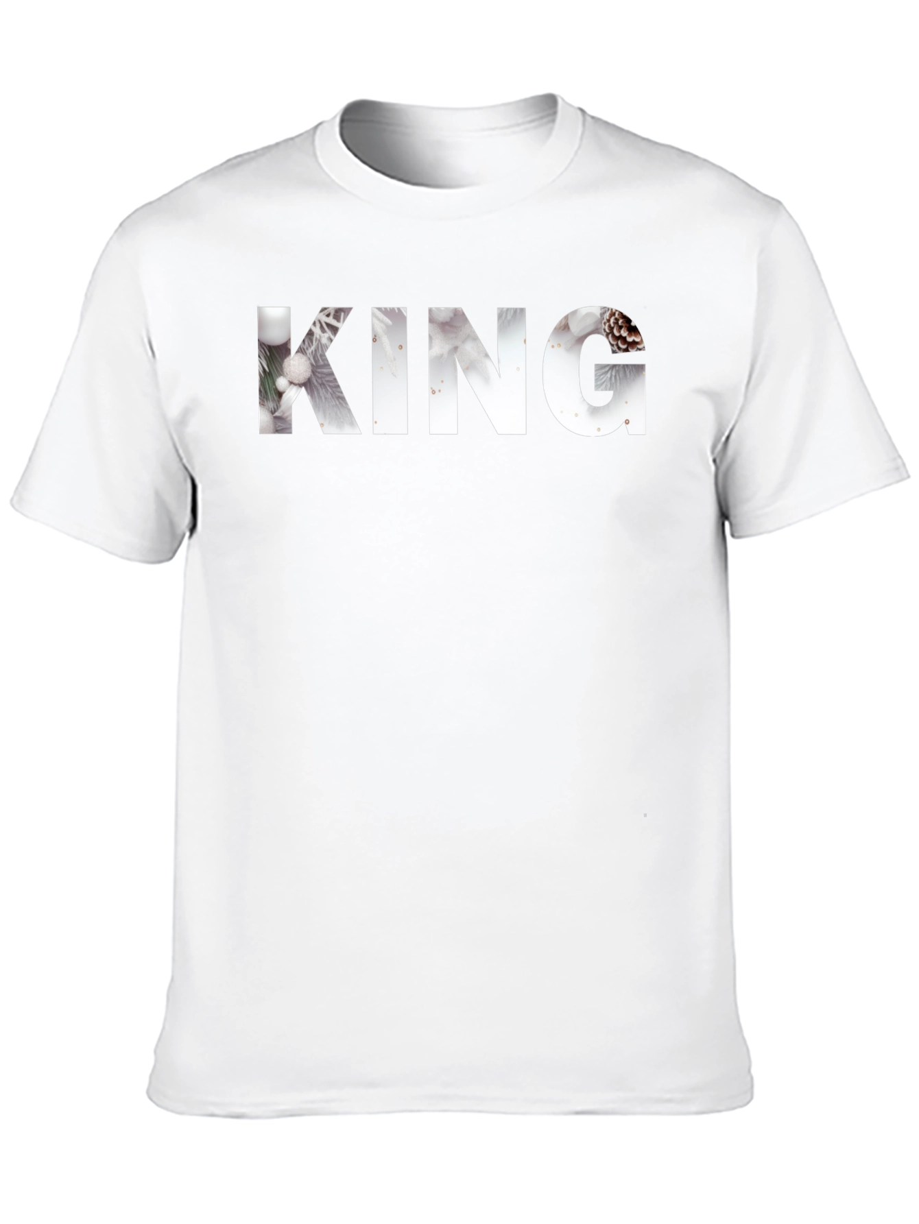 Winter King Graphic T-Shirt - Black
