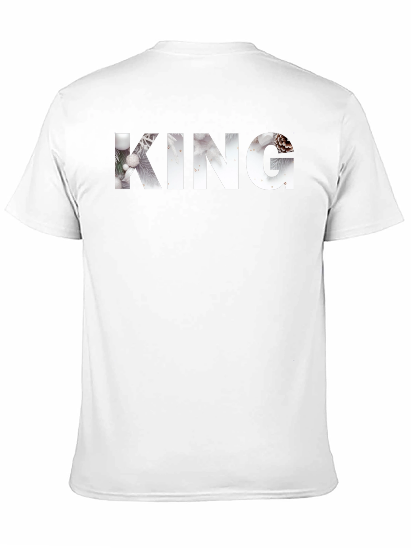 Winter King Graphic T-Shirt - Black