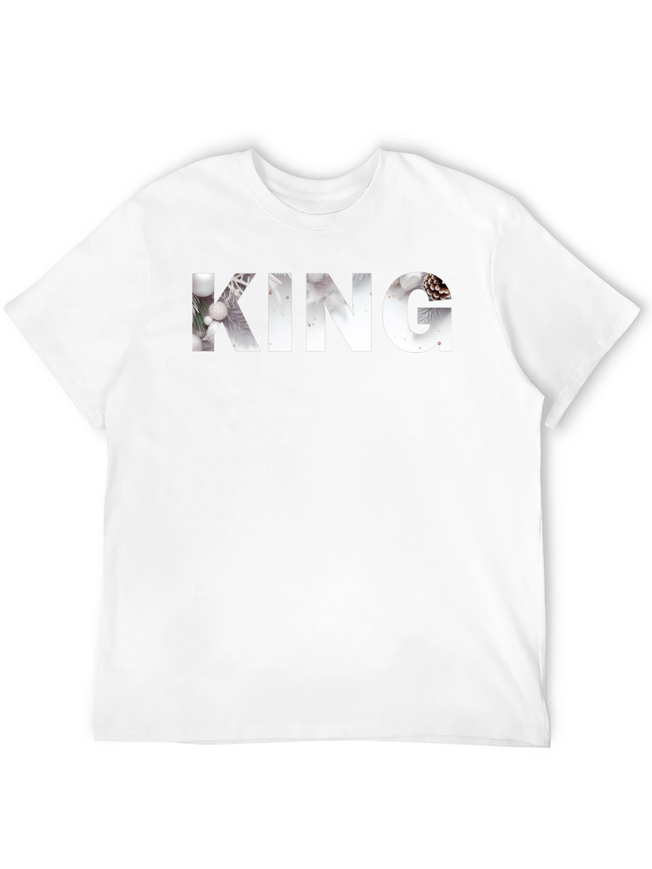 Winter King Graphic T-Shirt - Black