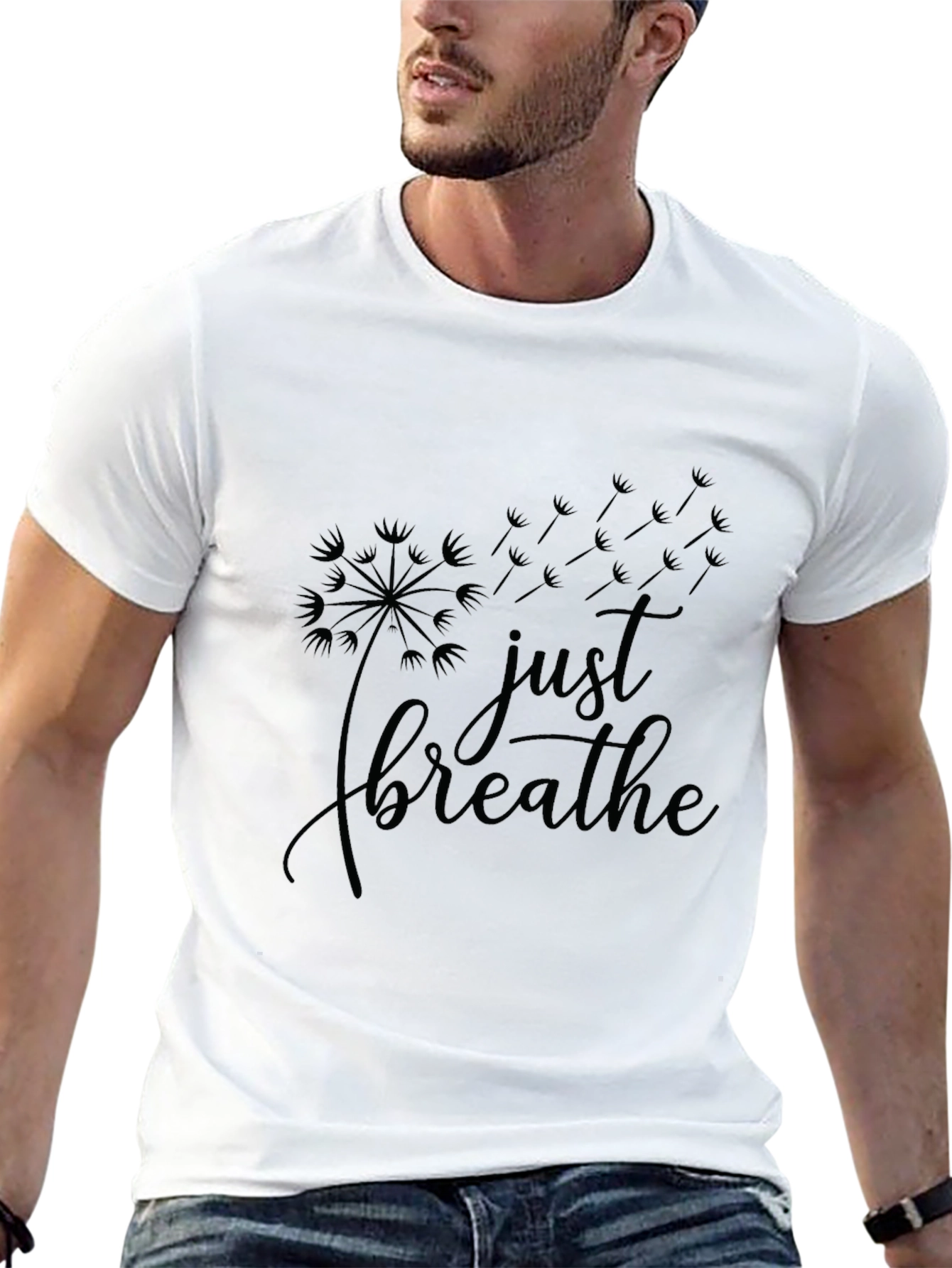 Just Breathe Graphic T-Shirt