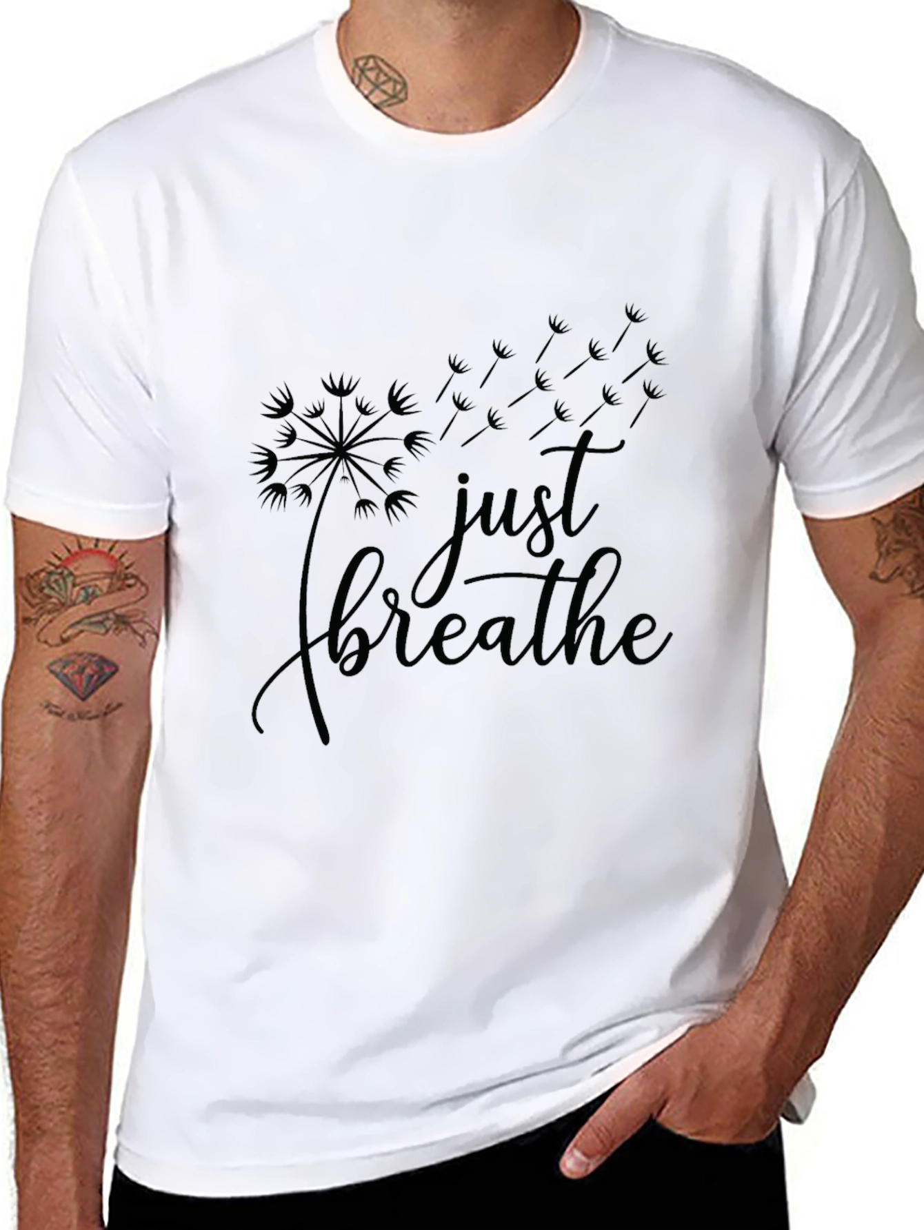Just Breathe Graphic T-Shirt
