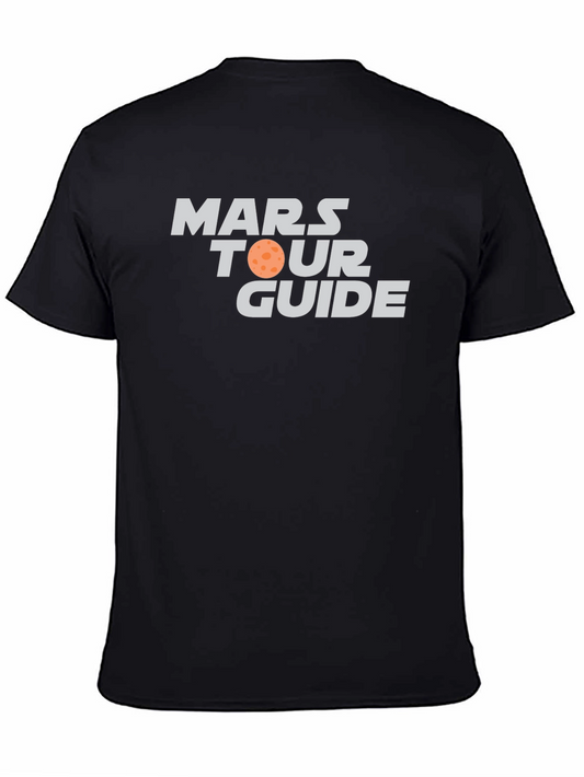 Mars Tour Guide Black T-Shirt