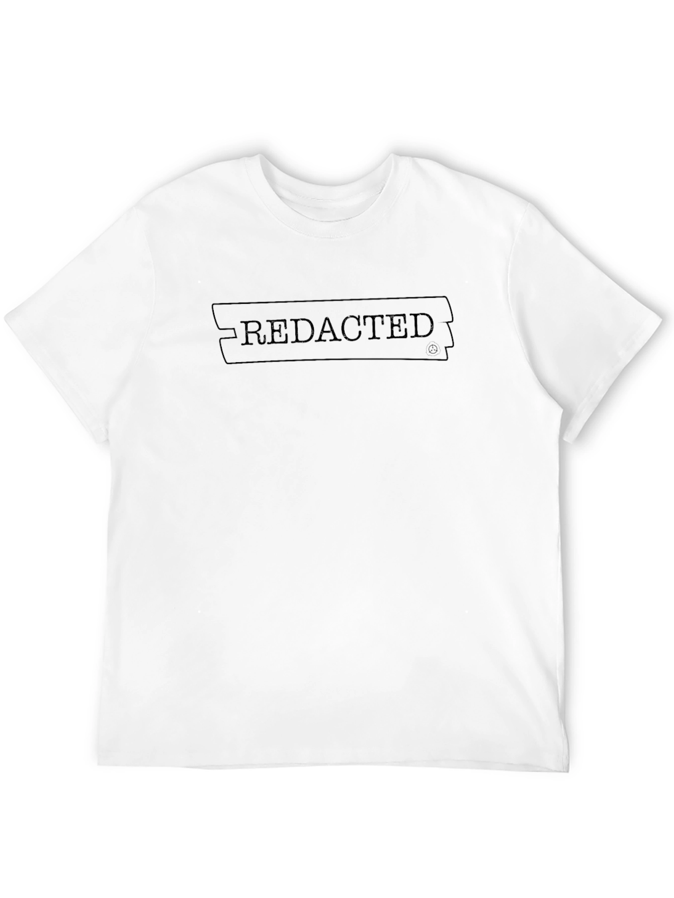 Redacted Graphic T-Shirt - Black Cotton Blend