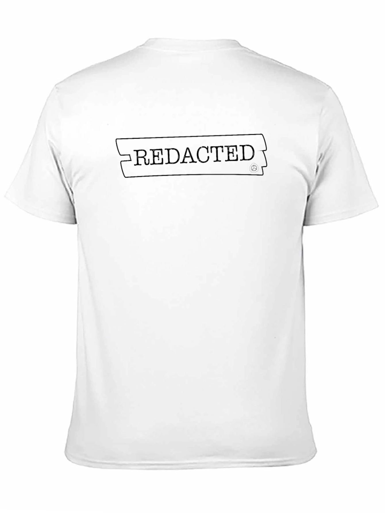 Redacted Graphic T-Shirt - Black Cotton Blend