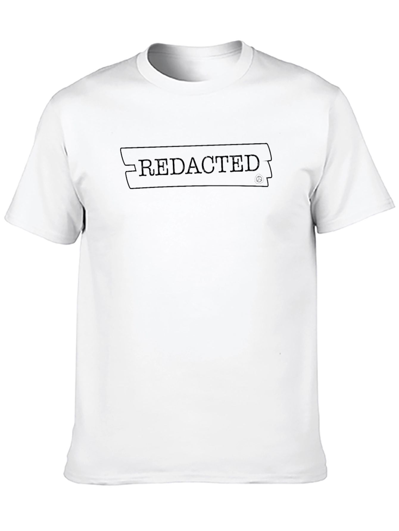 Redacted Graphic T-Shirt - Black Cotton Blend