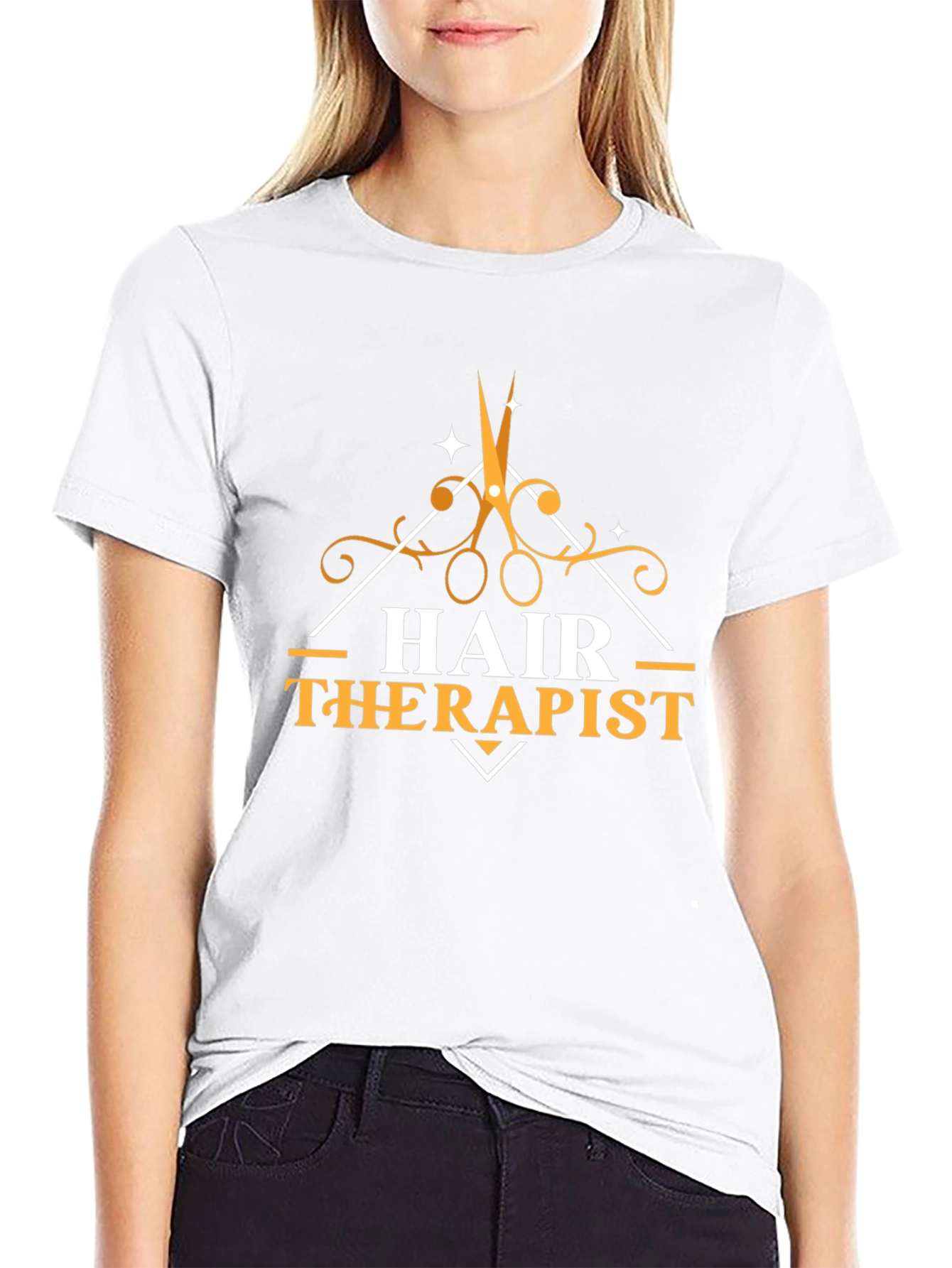 Hair Therapist T-Shirt - Stylish Barber Gift
