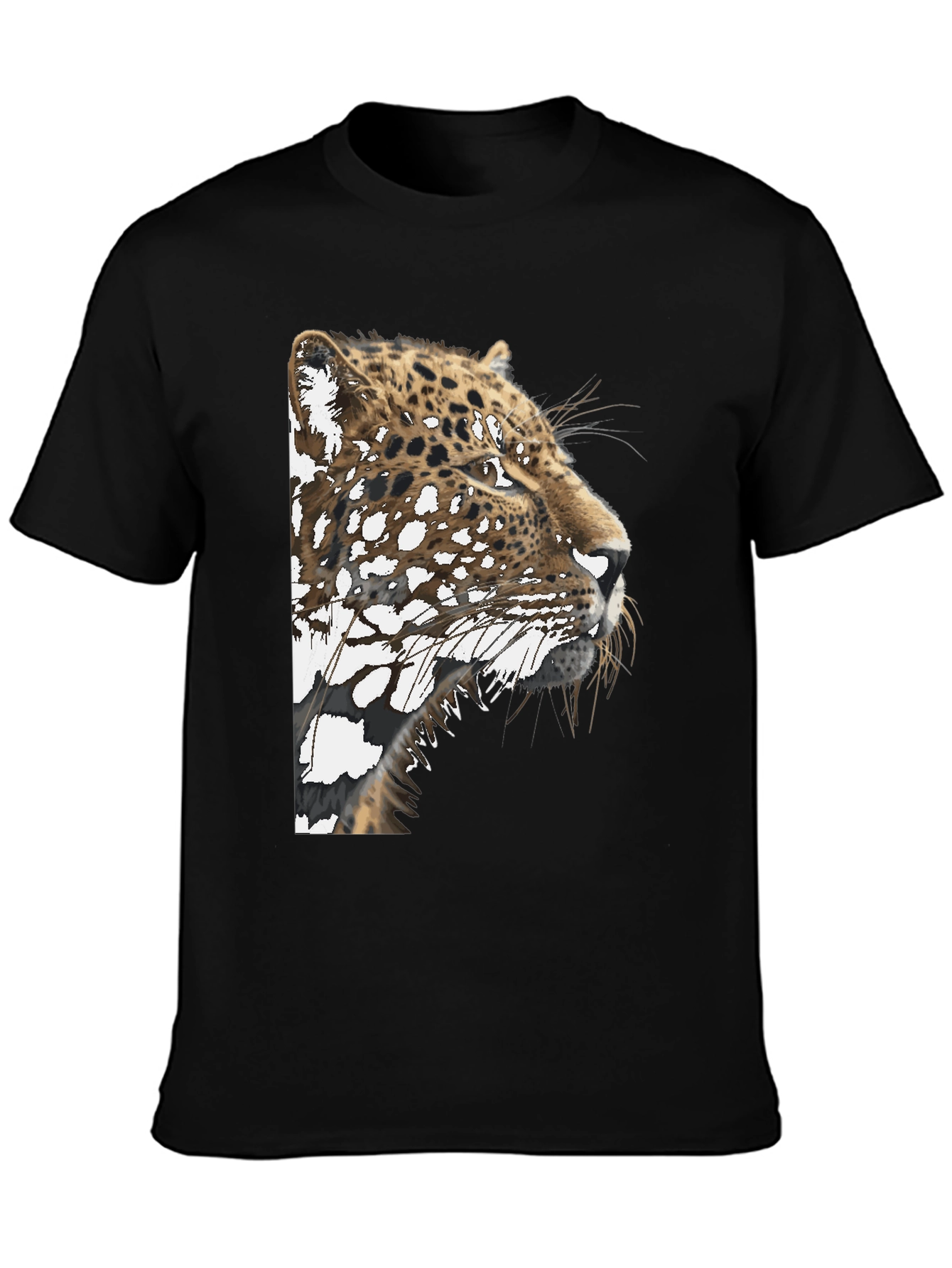 Jaguar Graphic Tee - Stylish Mens Black T-Shirt