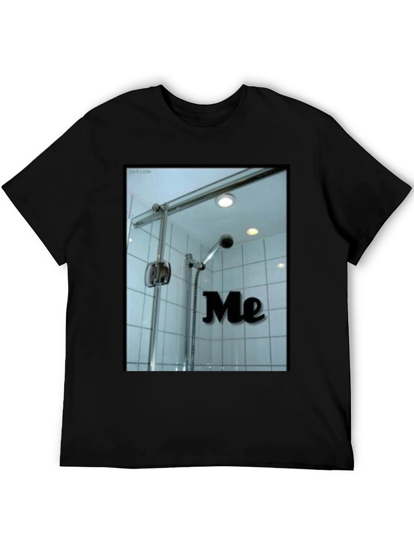 Shower Me T-Shirt - Quirky Bathroom Humor Tee