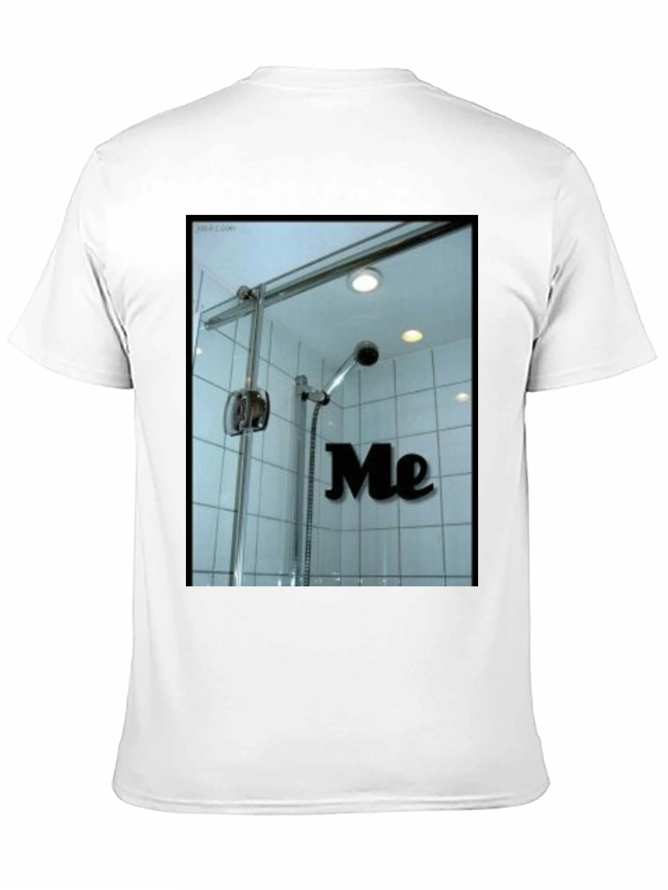 Shower Me T-Shirt - Quirky Bathroom Humor Tee