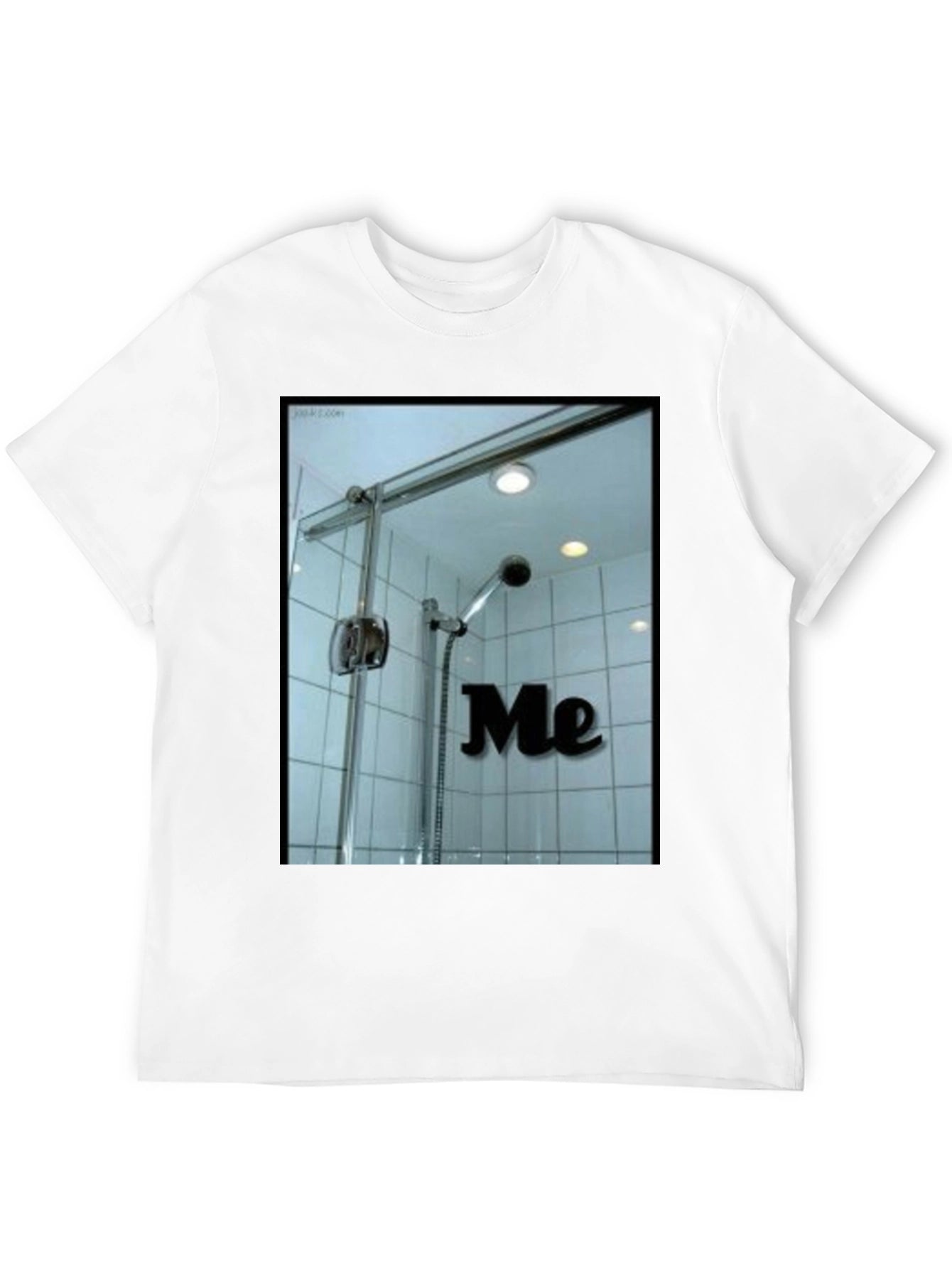 Shower Me T-Shirt - Quirky Bathroom Humor Tee