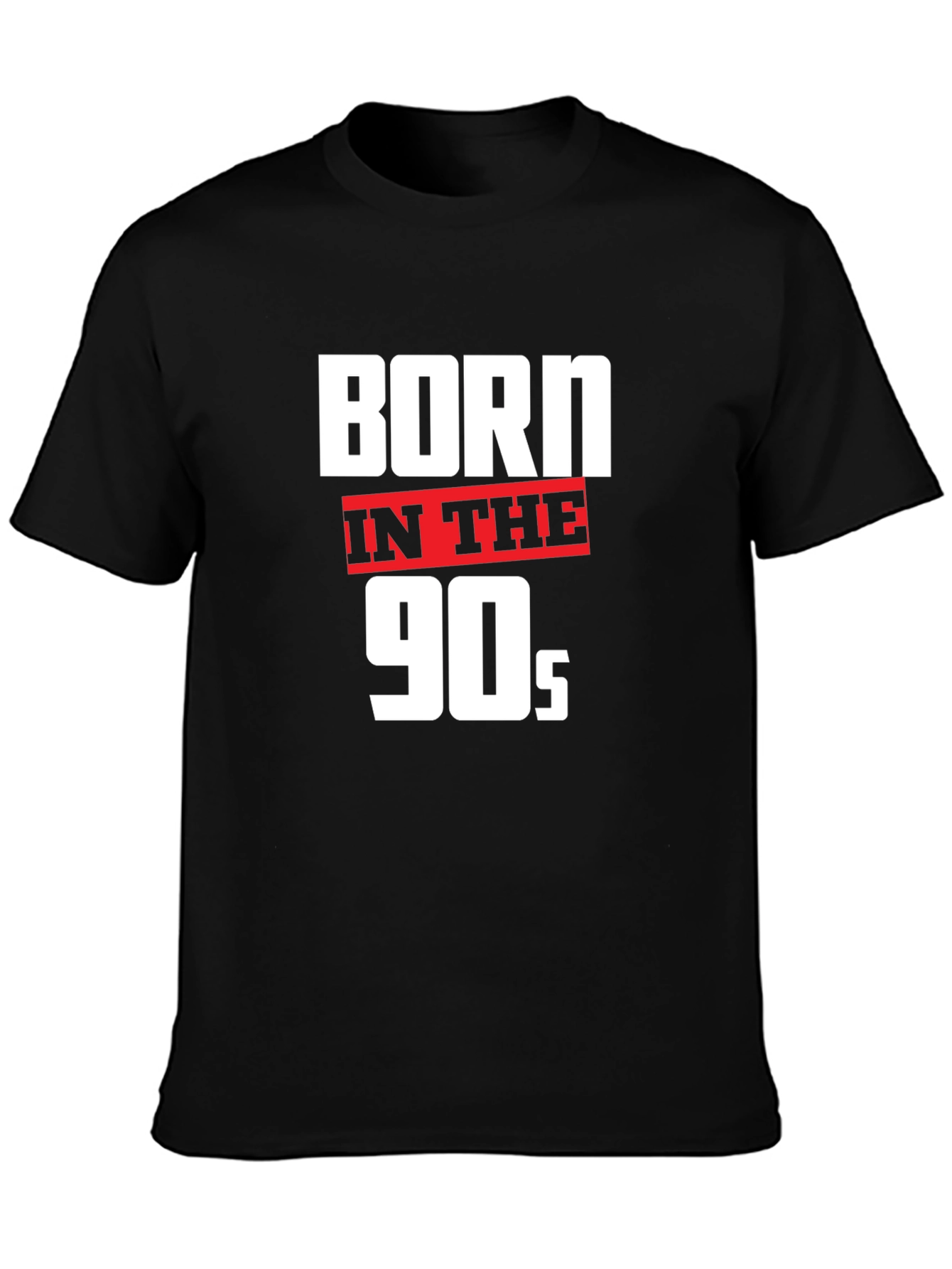 Born in the 90s Black Graphic Tee