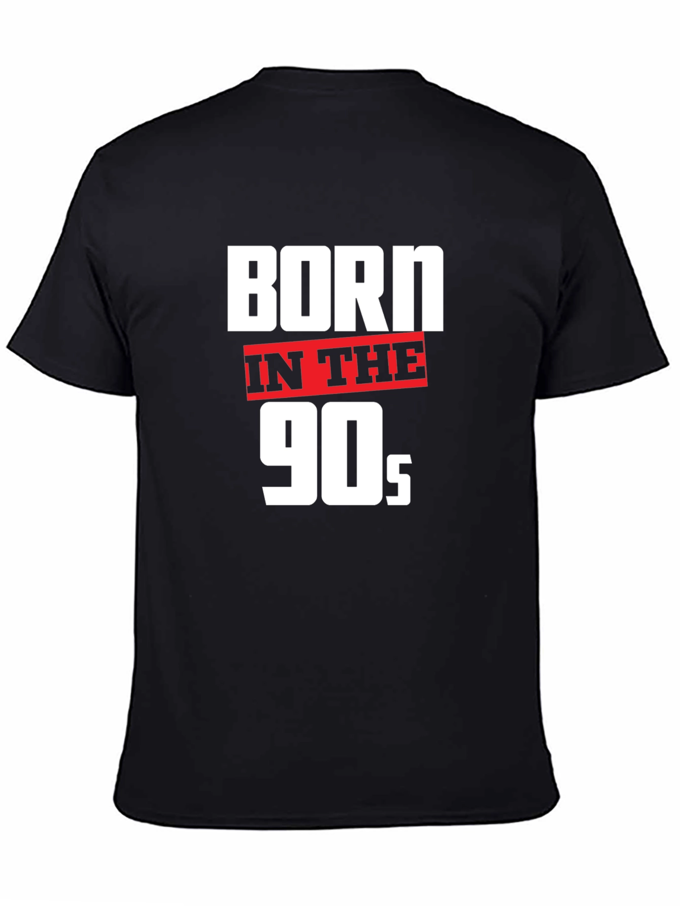 Born in the 90s Black Graphic Tee