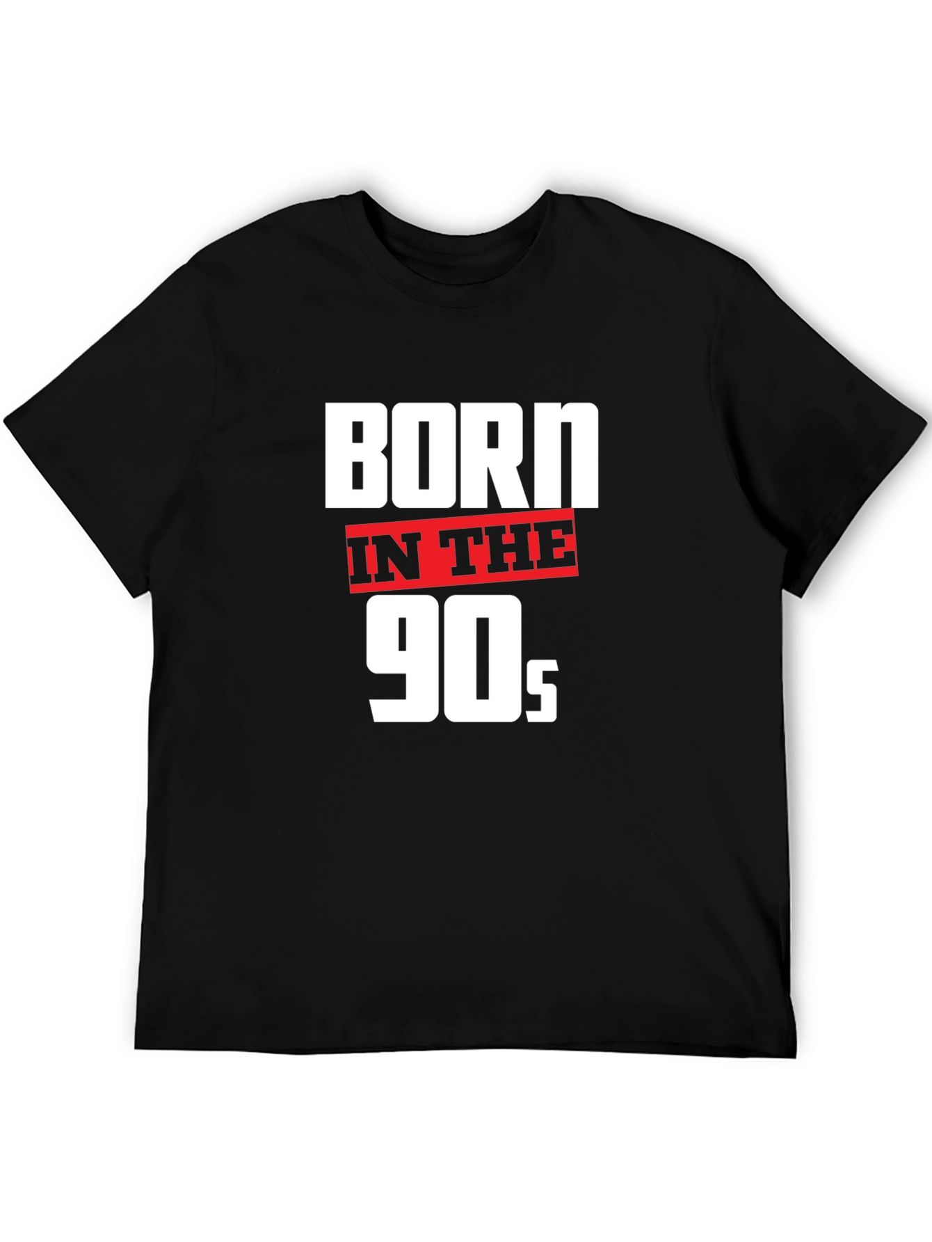 Born in the 90s Black Graphic Tee