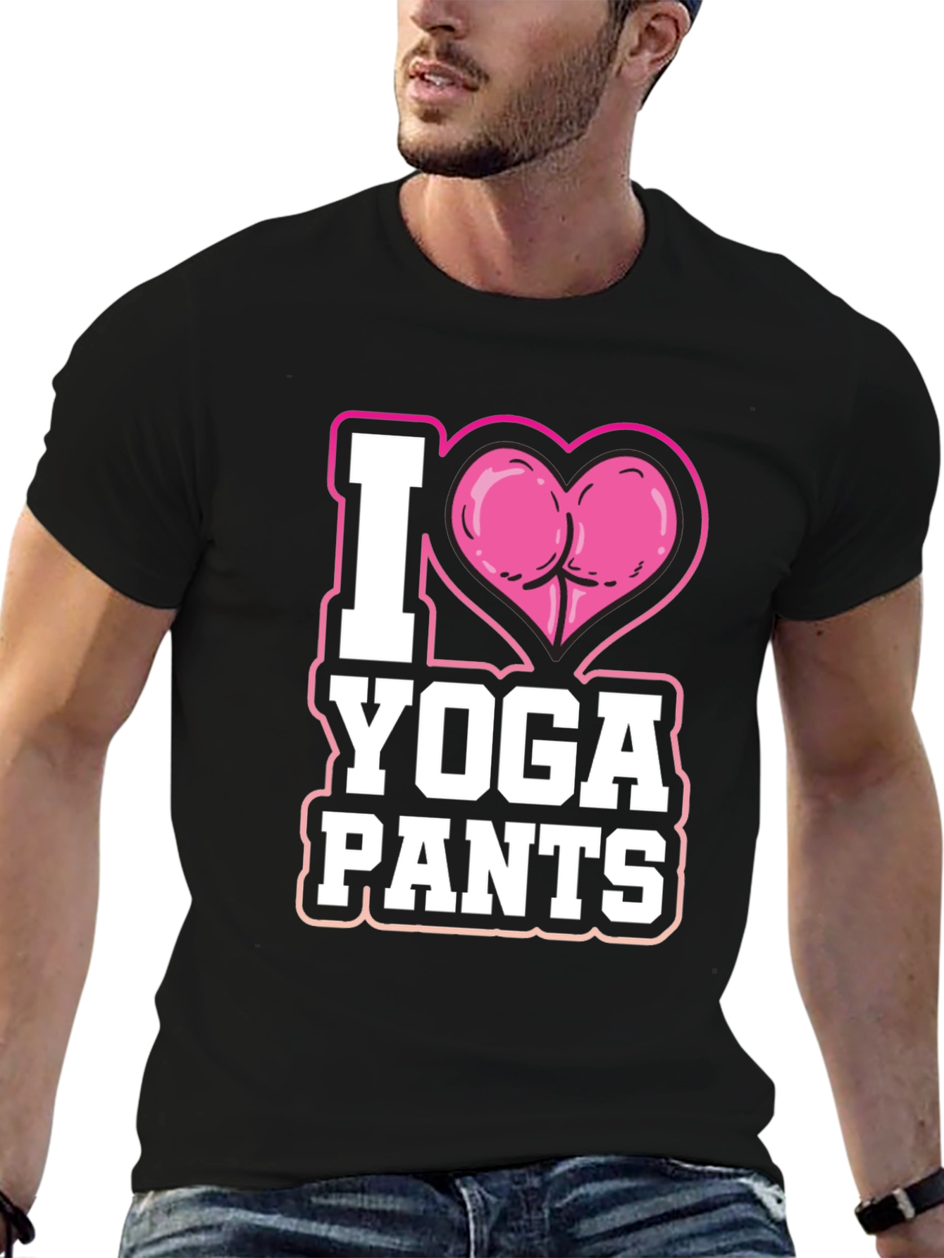 I Love Yoga Pants Funny T-Shirt