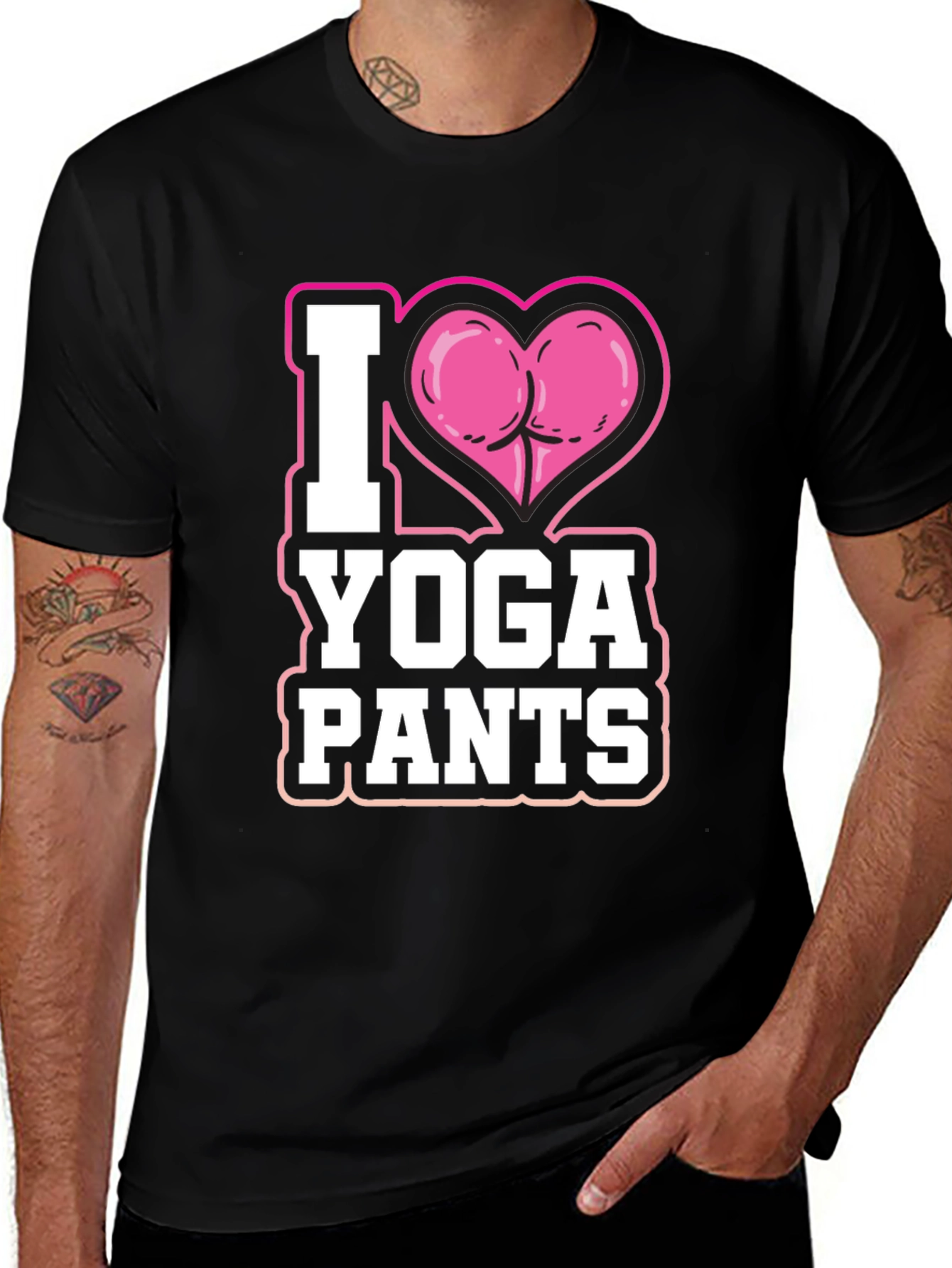 I Love Yoga Pants Funny T-Shirt
