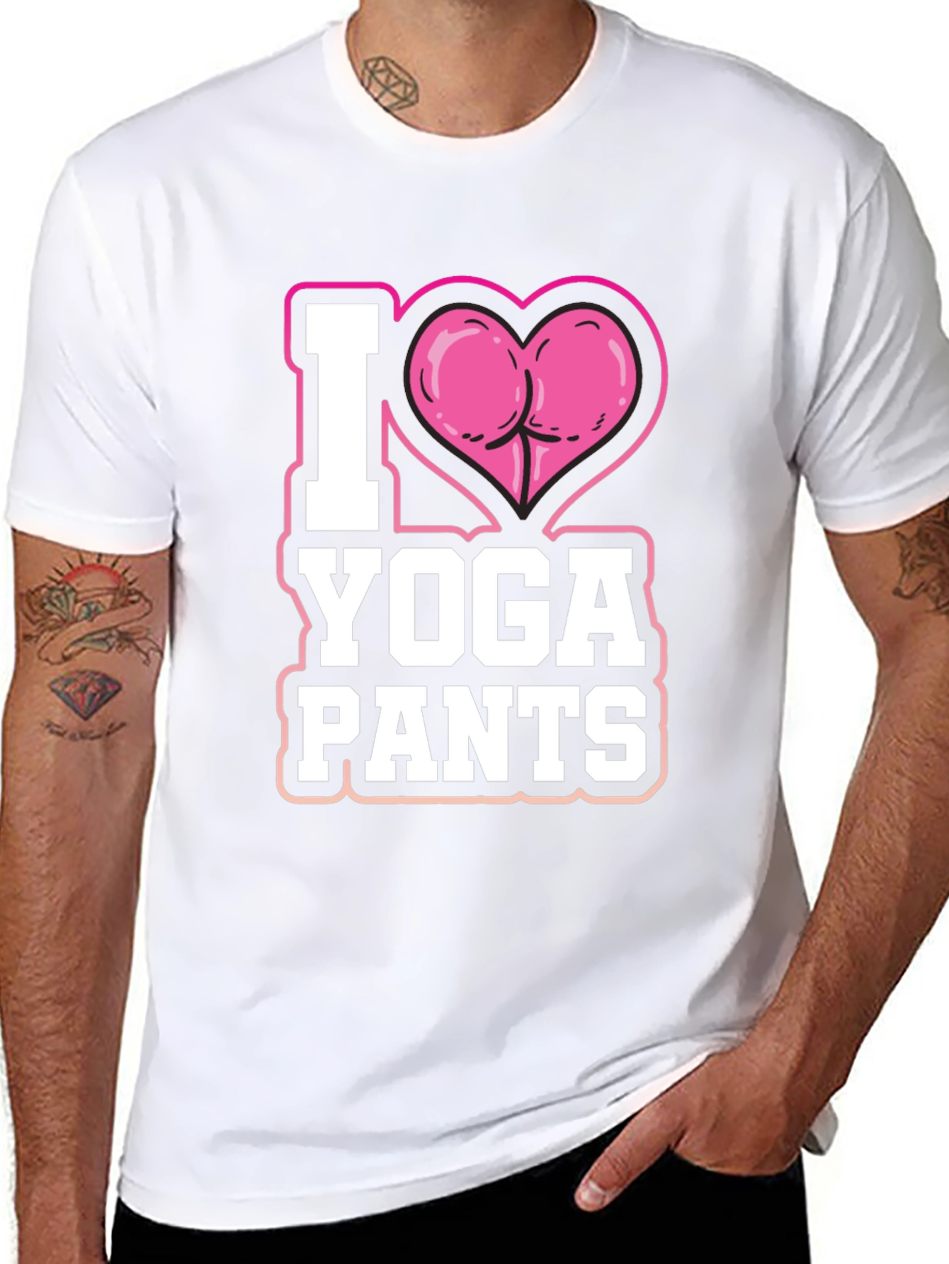 I Love Yoga Pants Funny T-Shirt