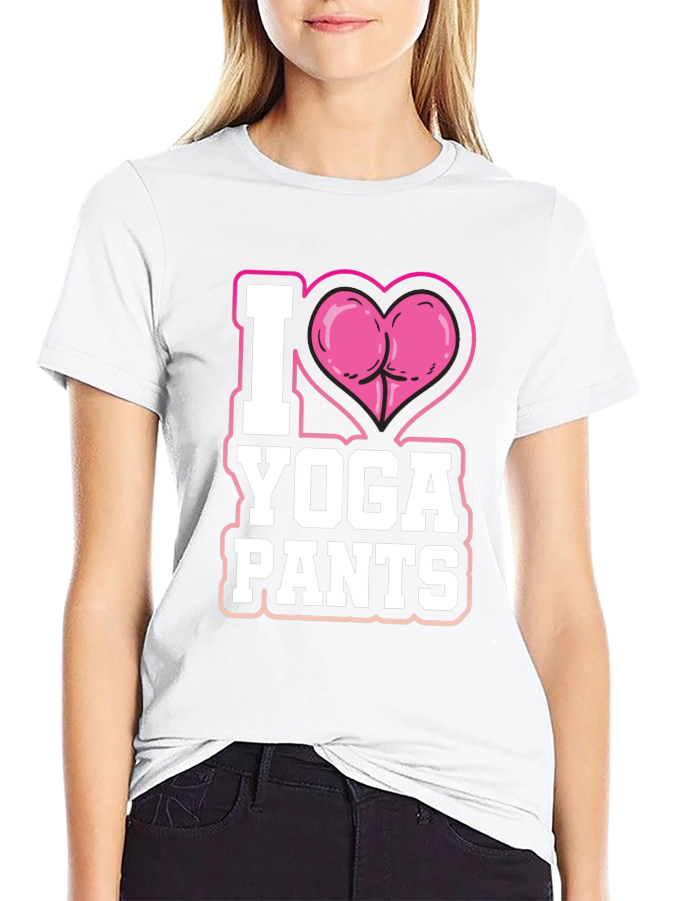 I Love Yoga Pants Funny T-Shirt